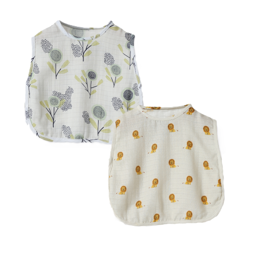 Organic Muslin Jhabla (Set of 2)