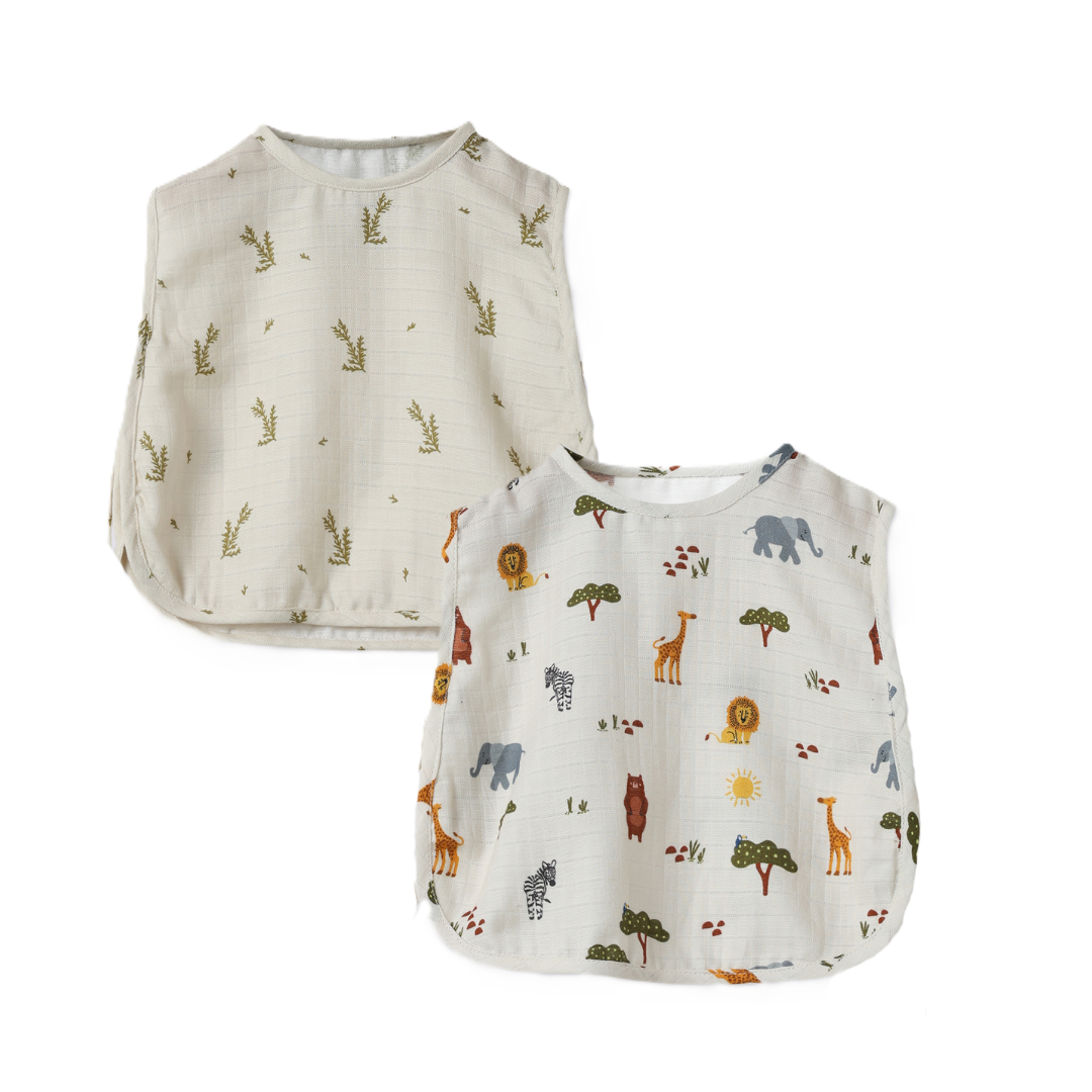 Organic Muslin Jhabla (Set of 2)