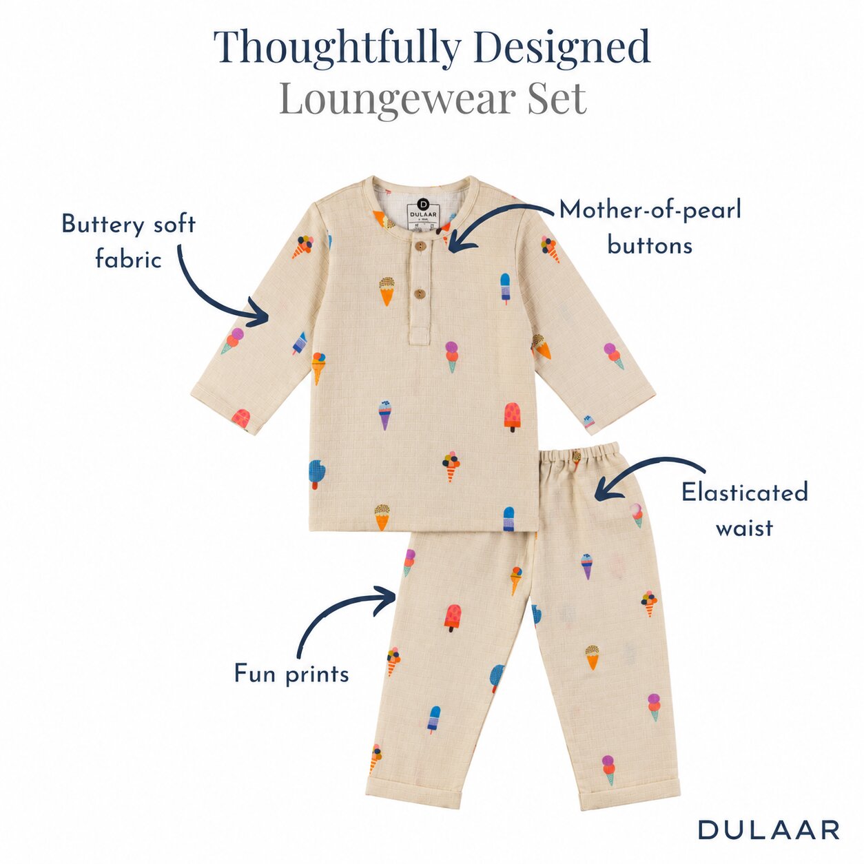 Organic Muslin Loungewear Set