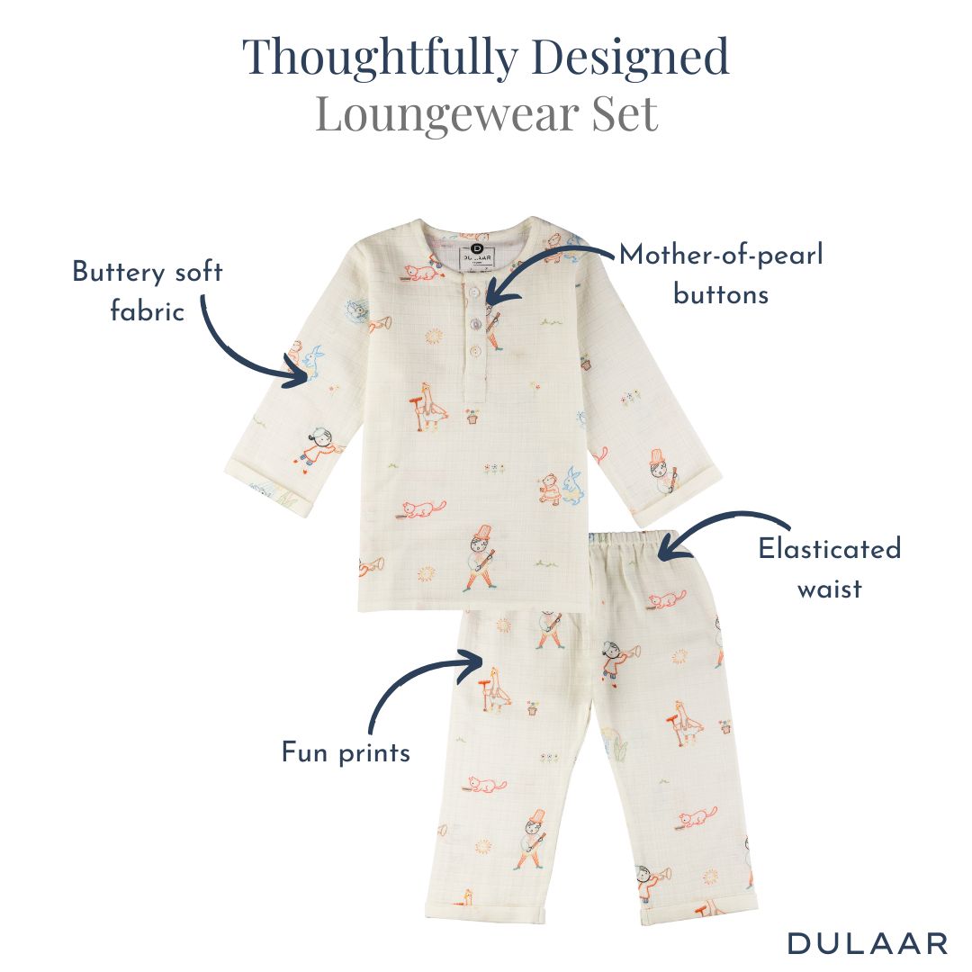Organic Muslin Loungewear Set