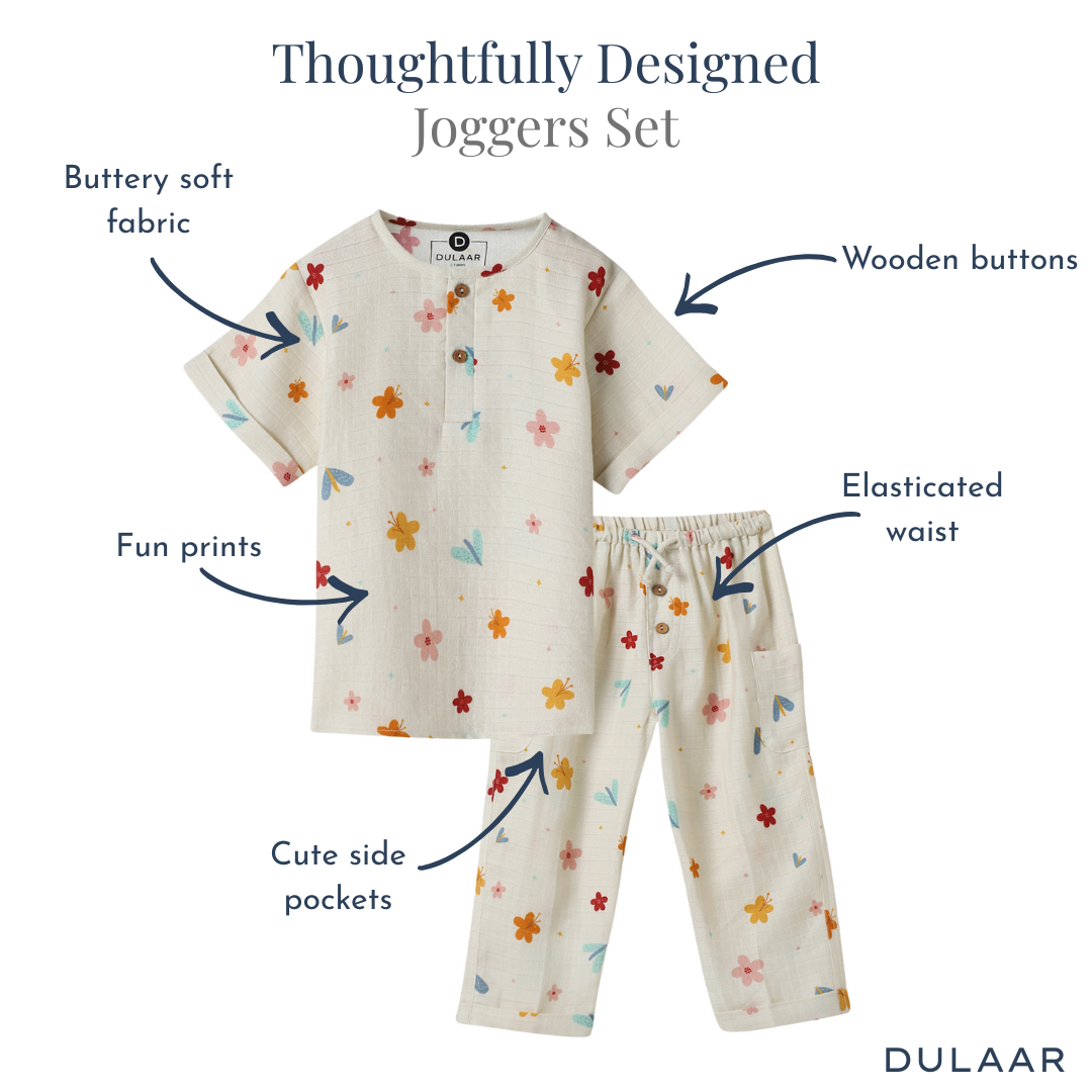 Organic Muslin Joggers Set