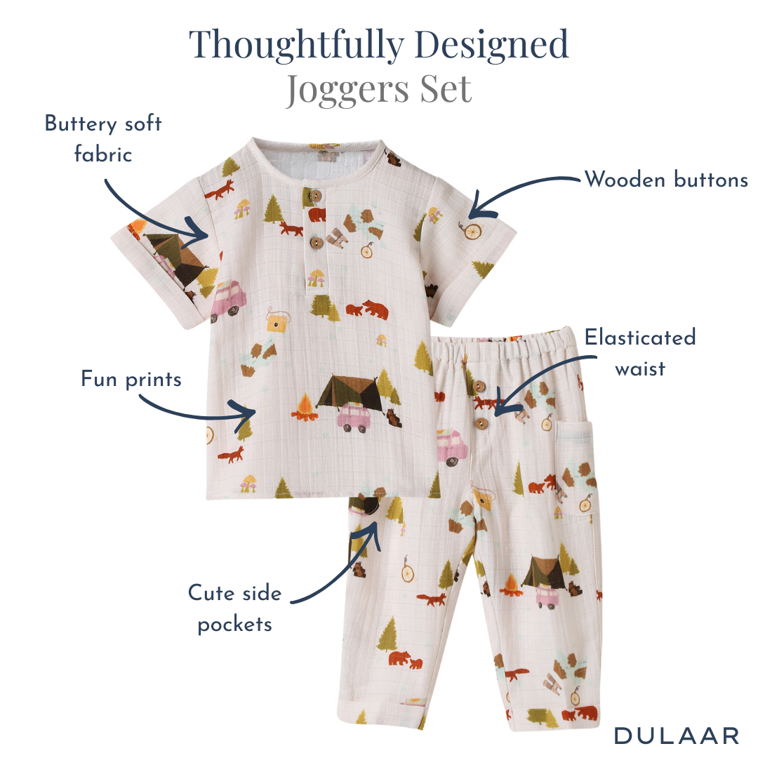 Organic Muslin Joggers Set
