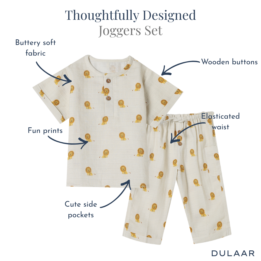 Organic Muslin Joggers Set