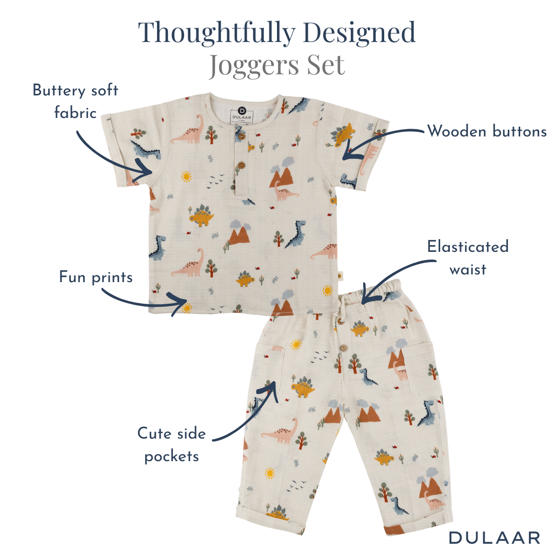 Organic Muslin Joggers Set