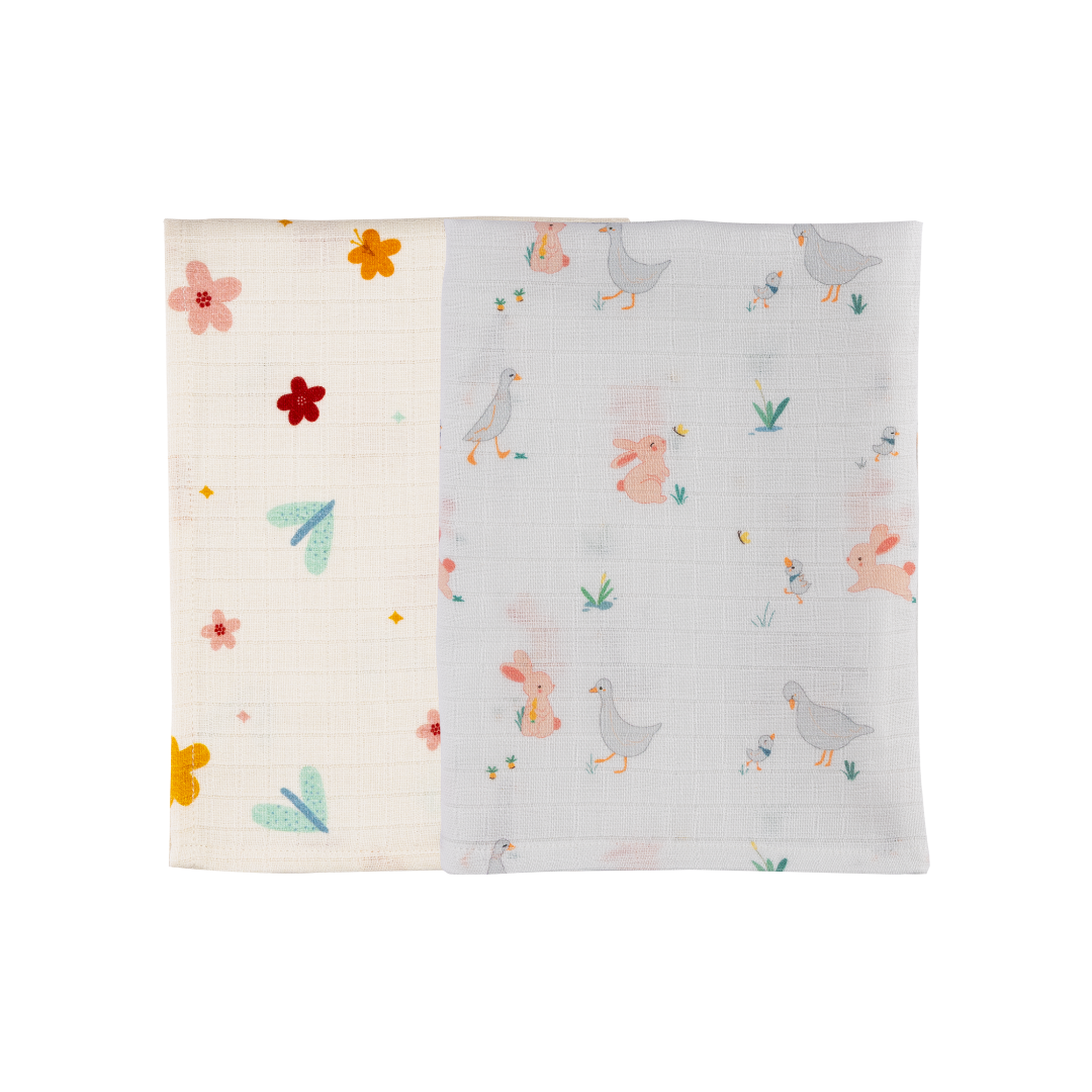 Organic Muslin Multipurpose Cloth (Set of 2)