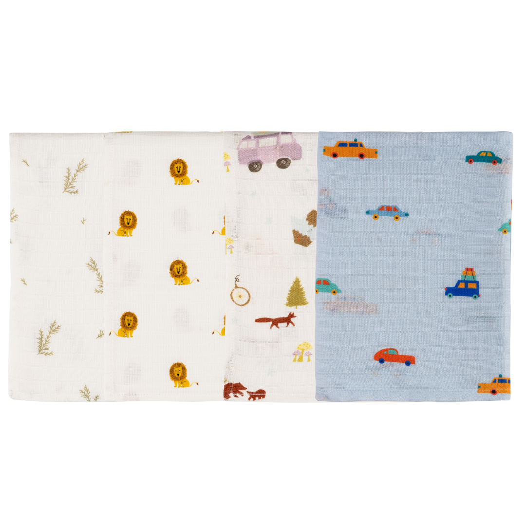 Organic Muslin Multipurpose Cloth (Set of 4)