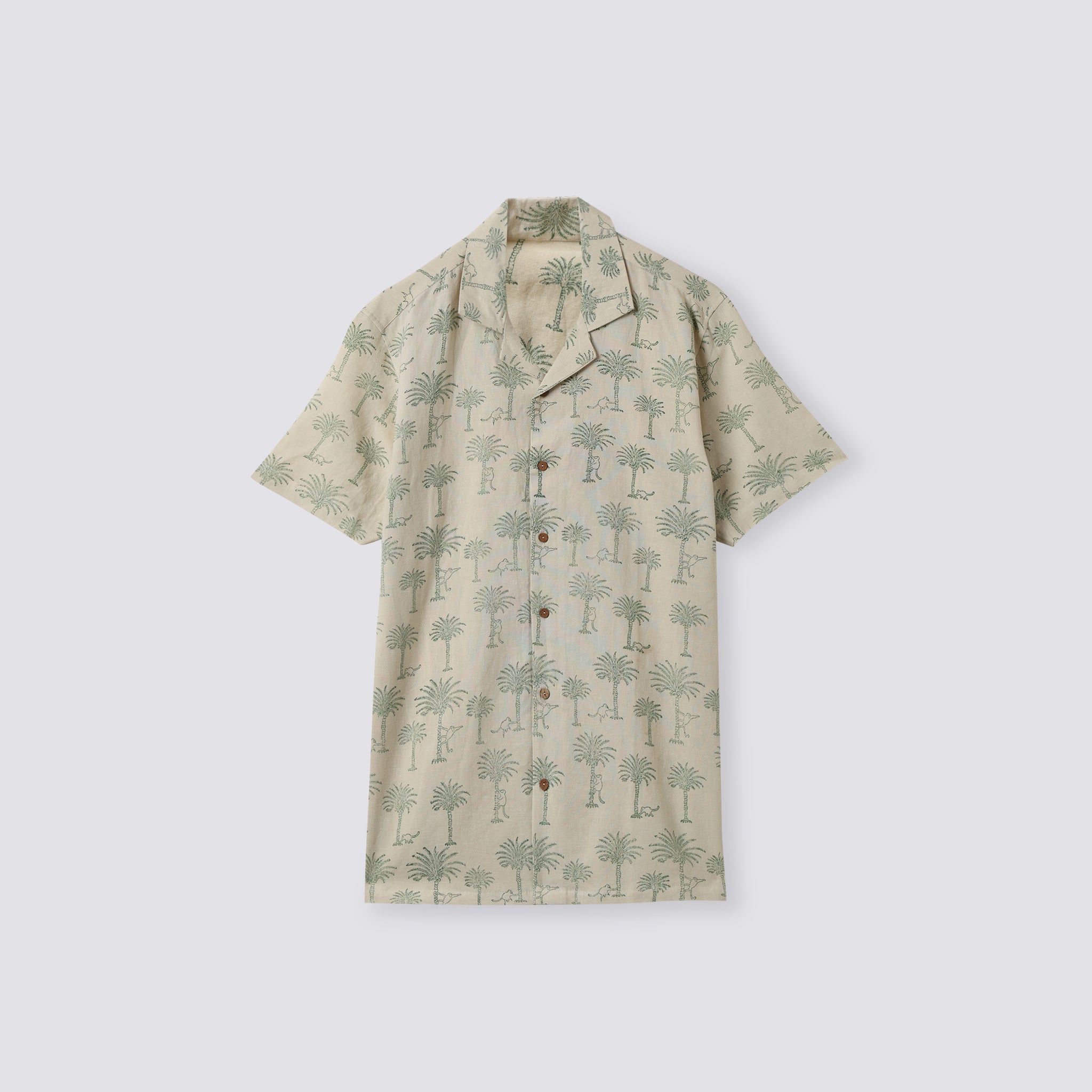 Cotton Linen Shirt | Hand-Block Printed | Twinning for Dad