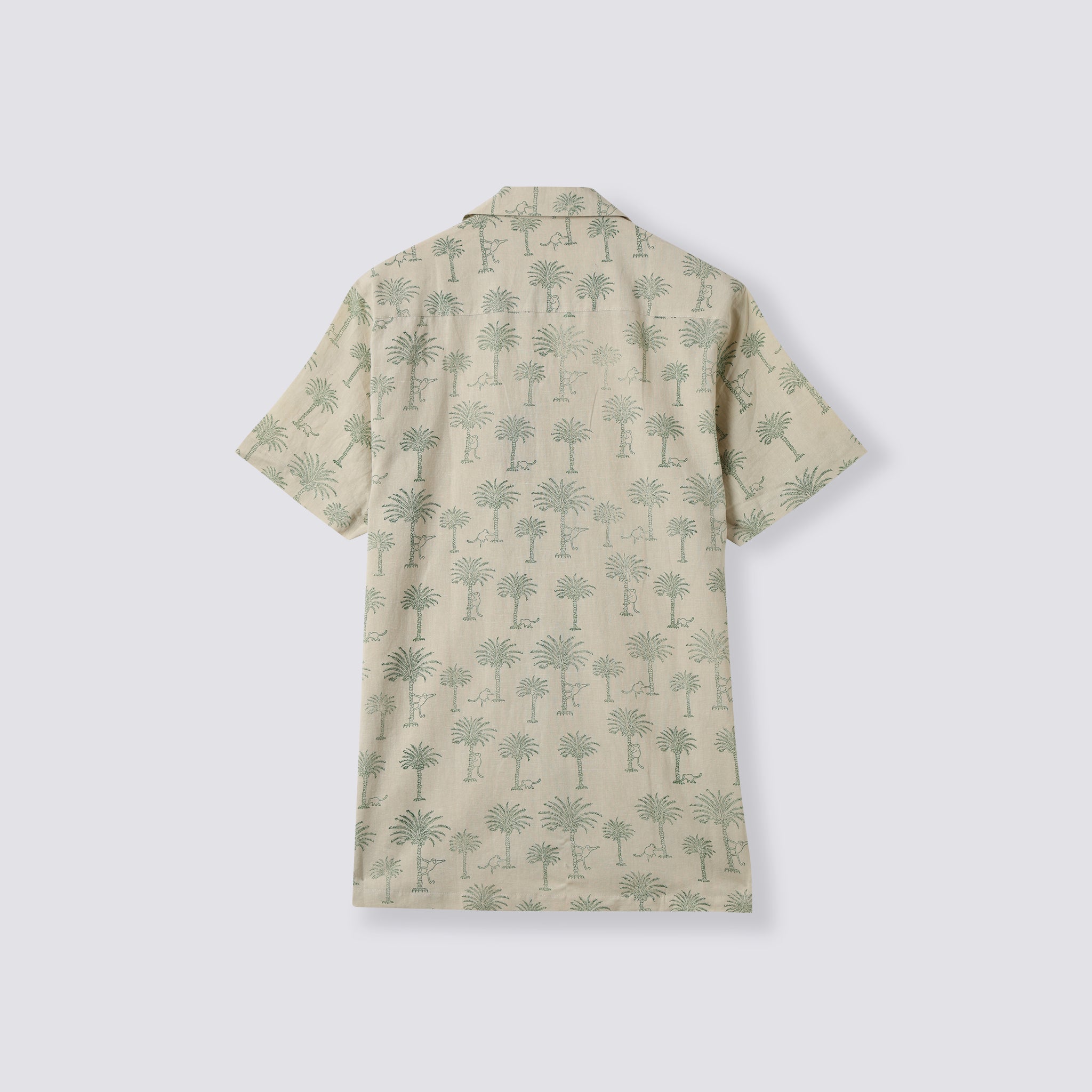 Cotton Linen Shirt | Hand-Block Printed | Twinning for Dad