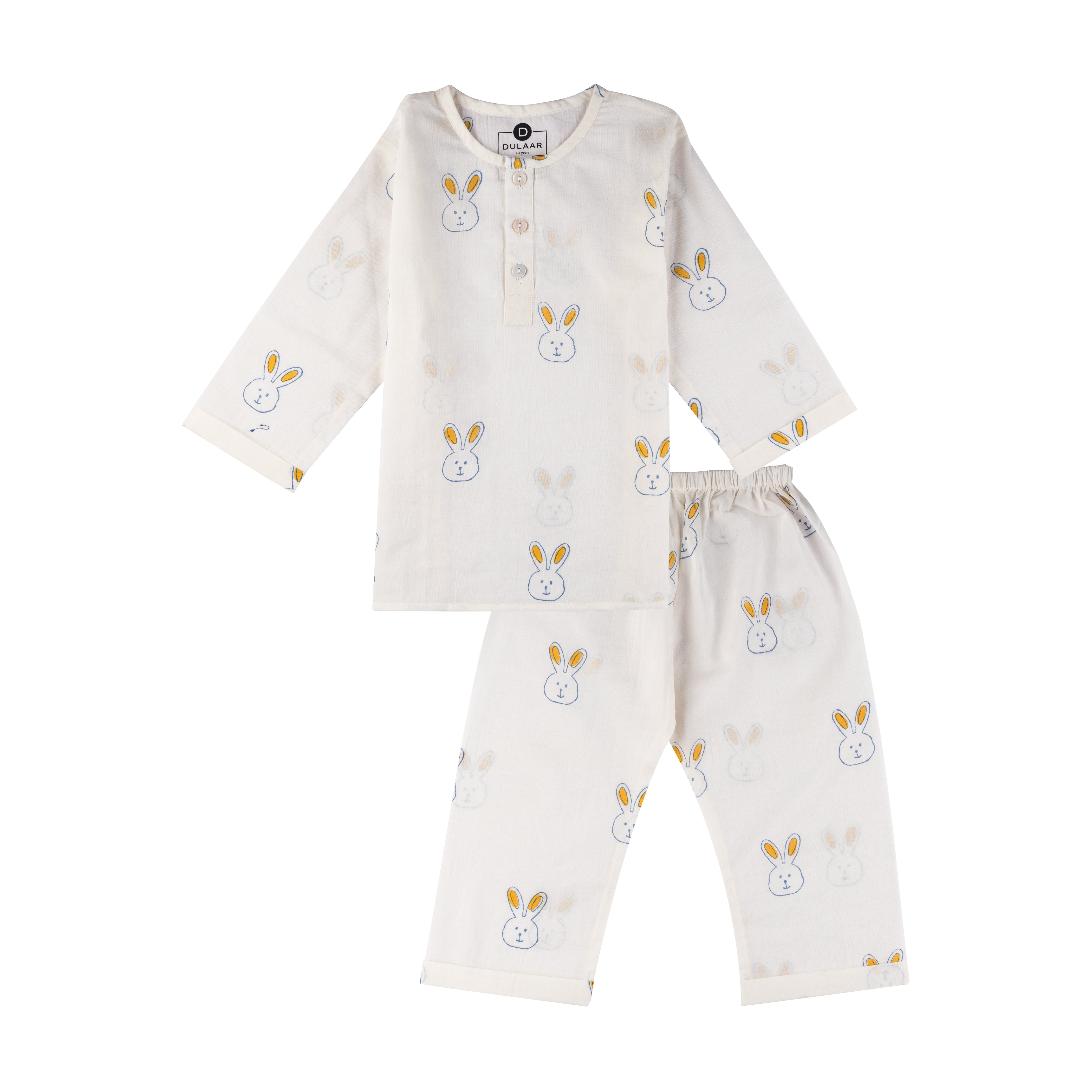 Mulmul Nightwear Set | Hand-Block Printed