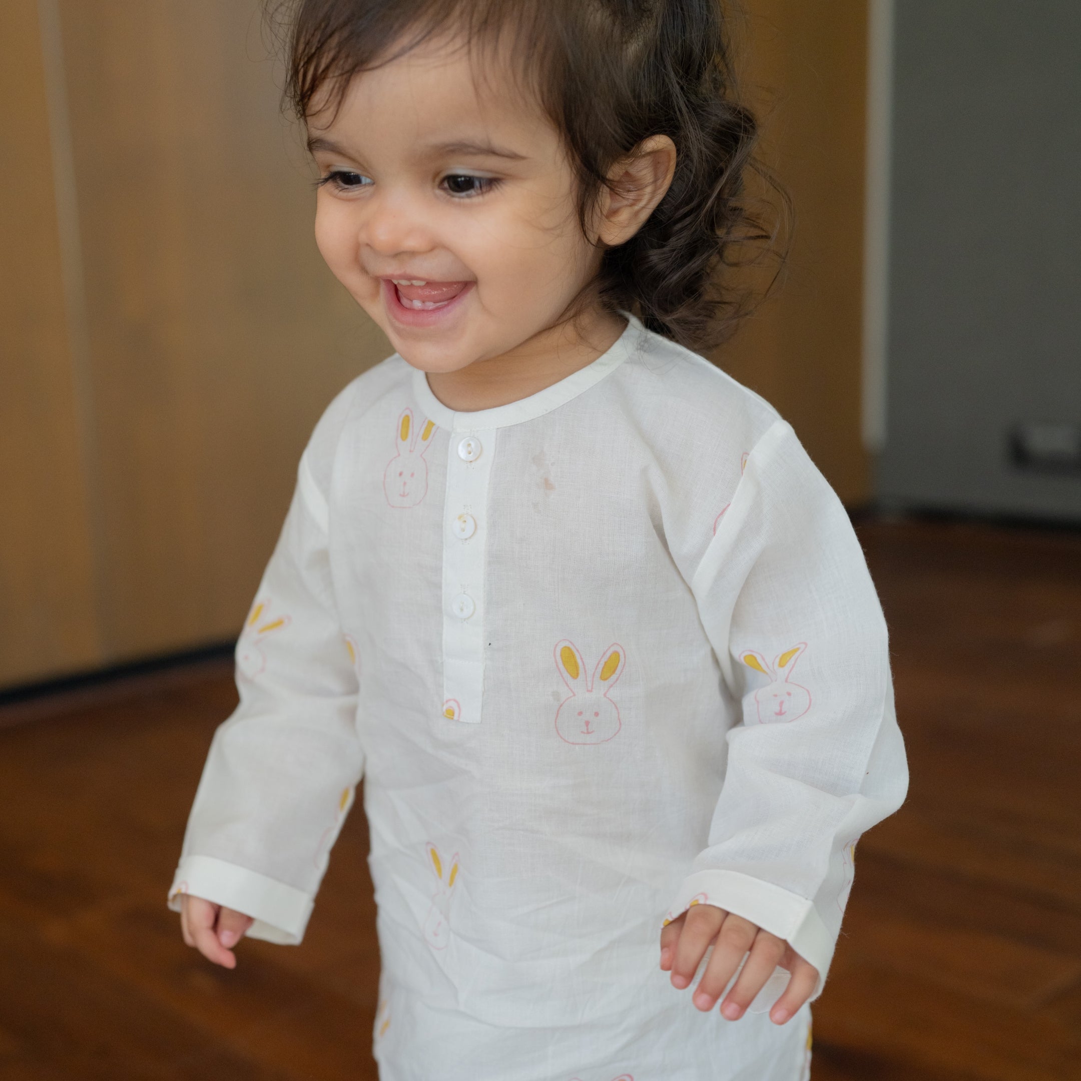 Mulmul Nightwear Set | Hand-Block Printed