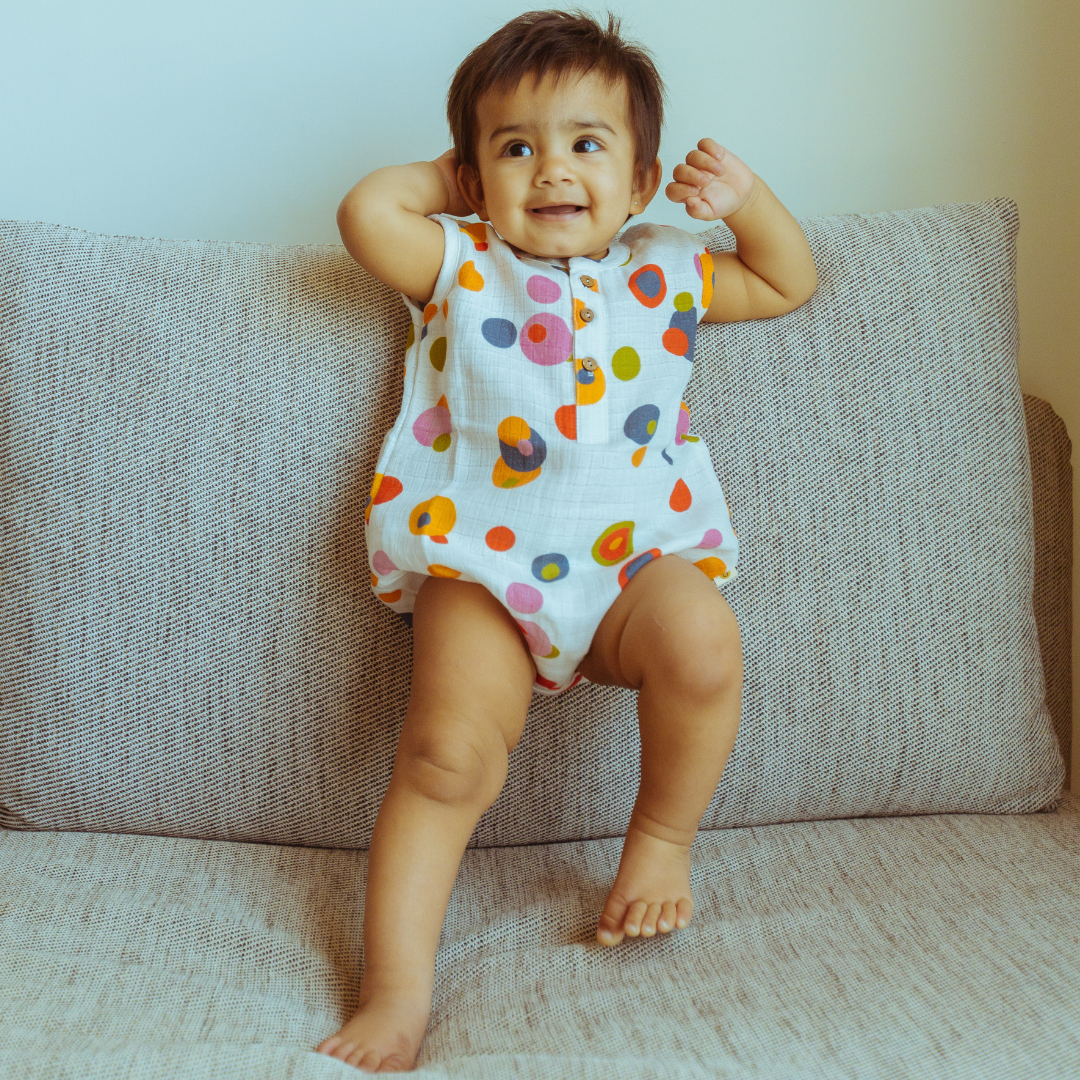 Organic Muslin Romper (Set of 3)