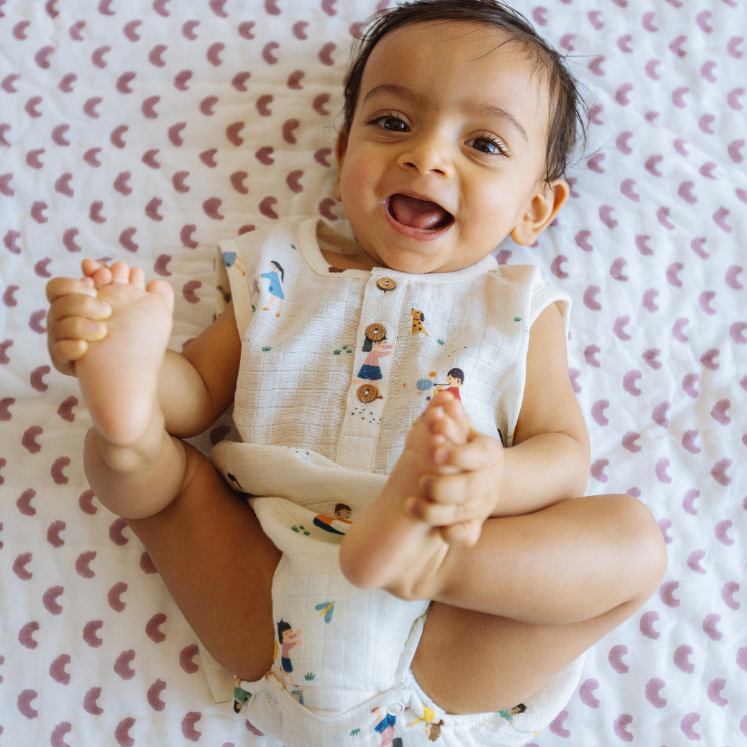 Organic Muslin Romper (Set of 3)