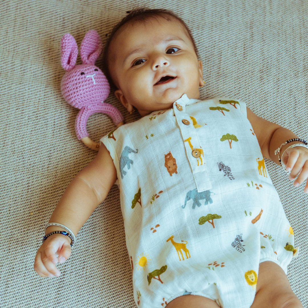 Organic Muslin Romper (Set of 3)