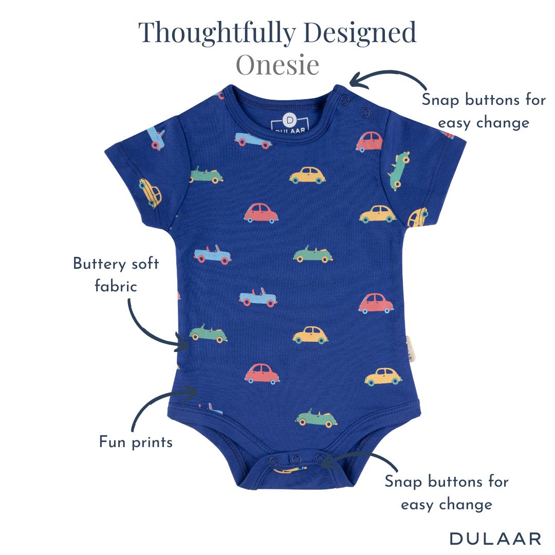 Cotton T-shirt Onesie (Set of 3)