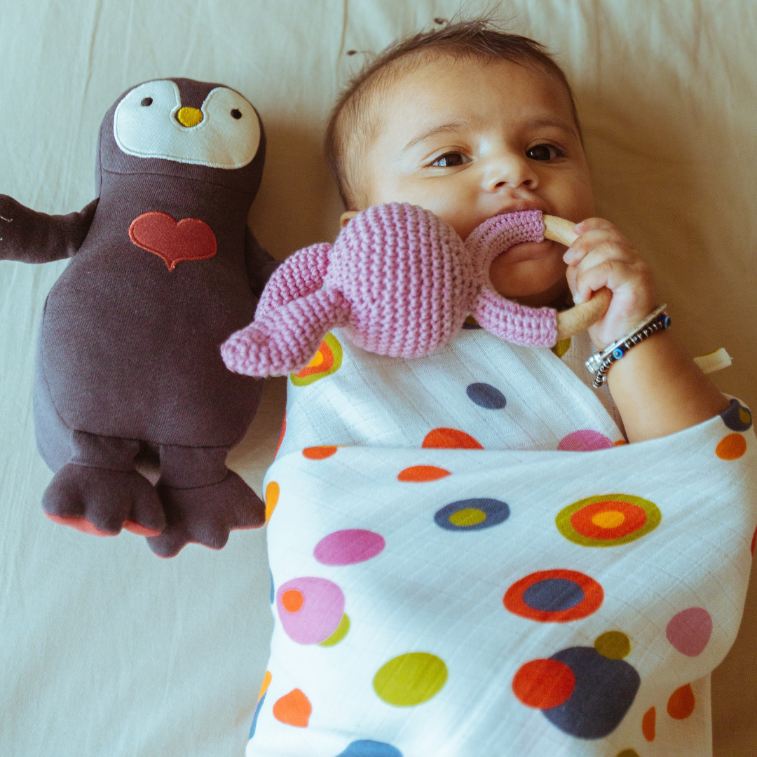 Organic Muslin Swaddle (Set of 4)