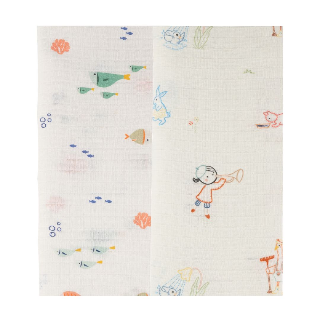 Organic Muslin Swaddle (Set of 2)