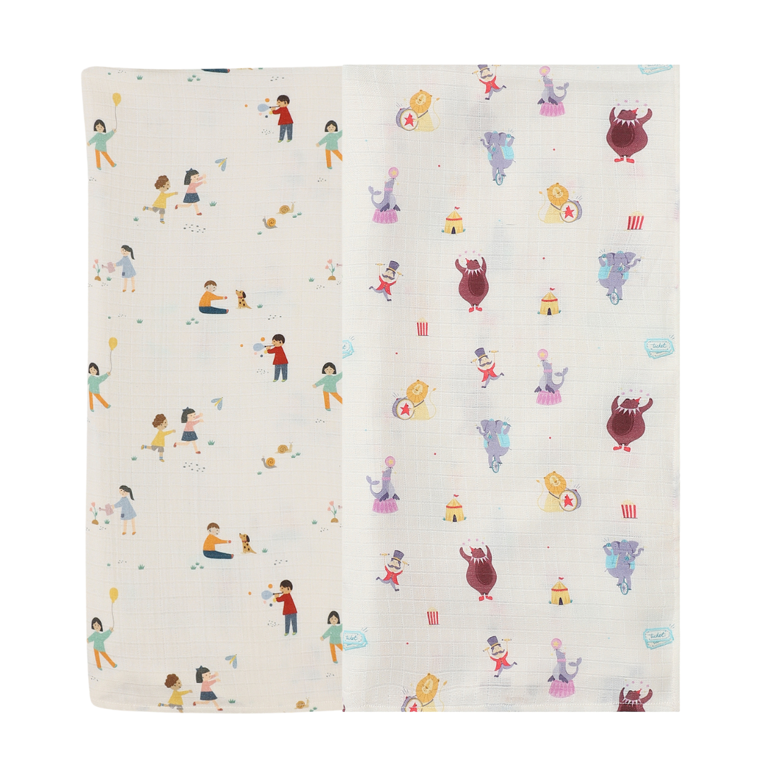 Organic Muslin Swaddle (Set of 2)