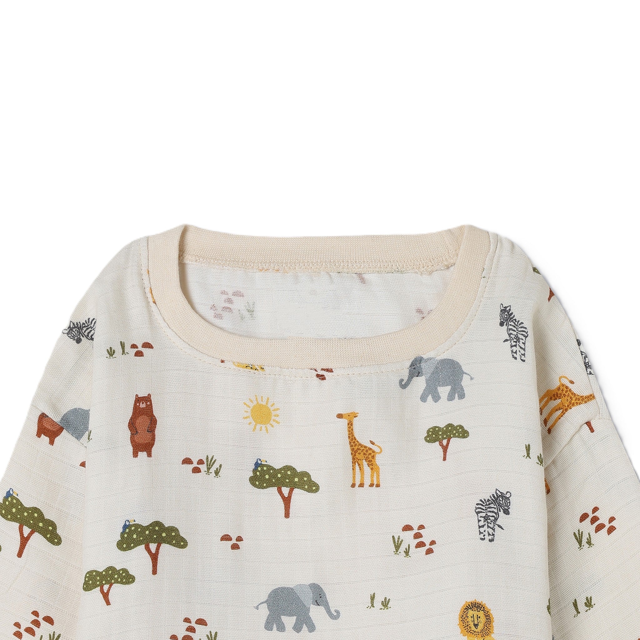 Organic Muslin Sweatshirt & Shorts Set