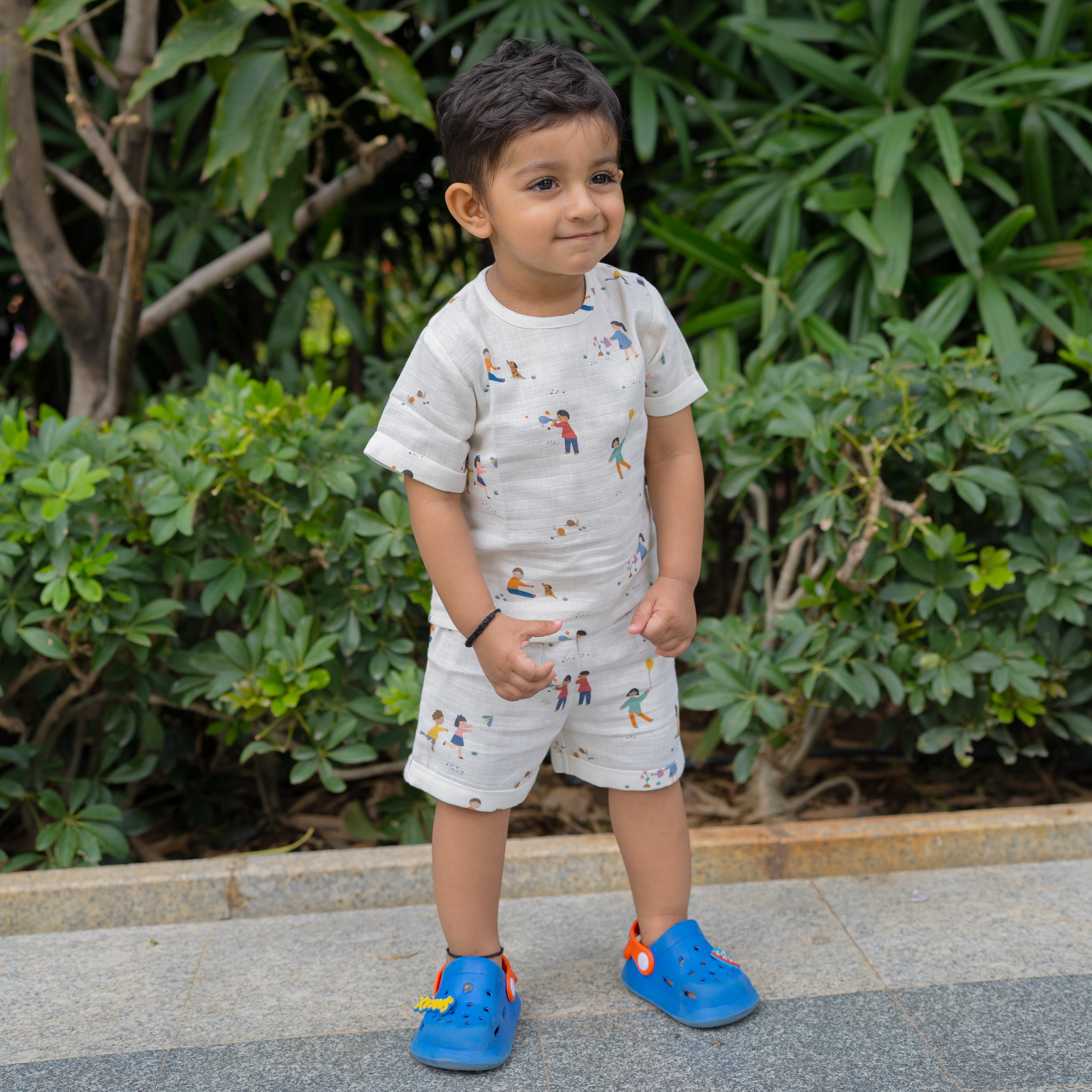 Organic Muslin Tee & Shorts Set