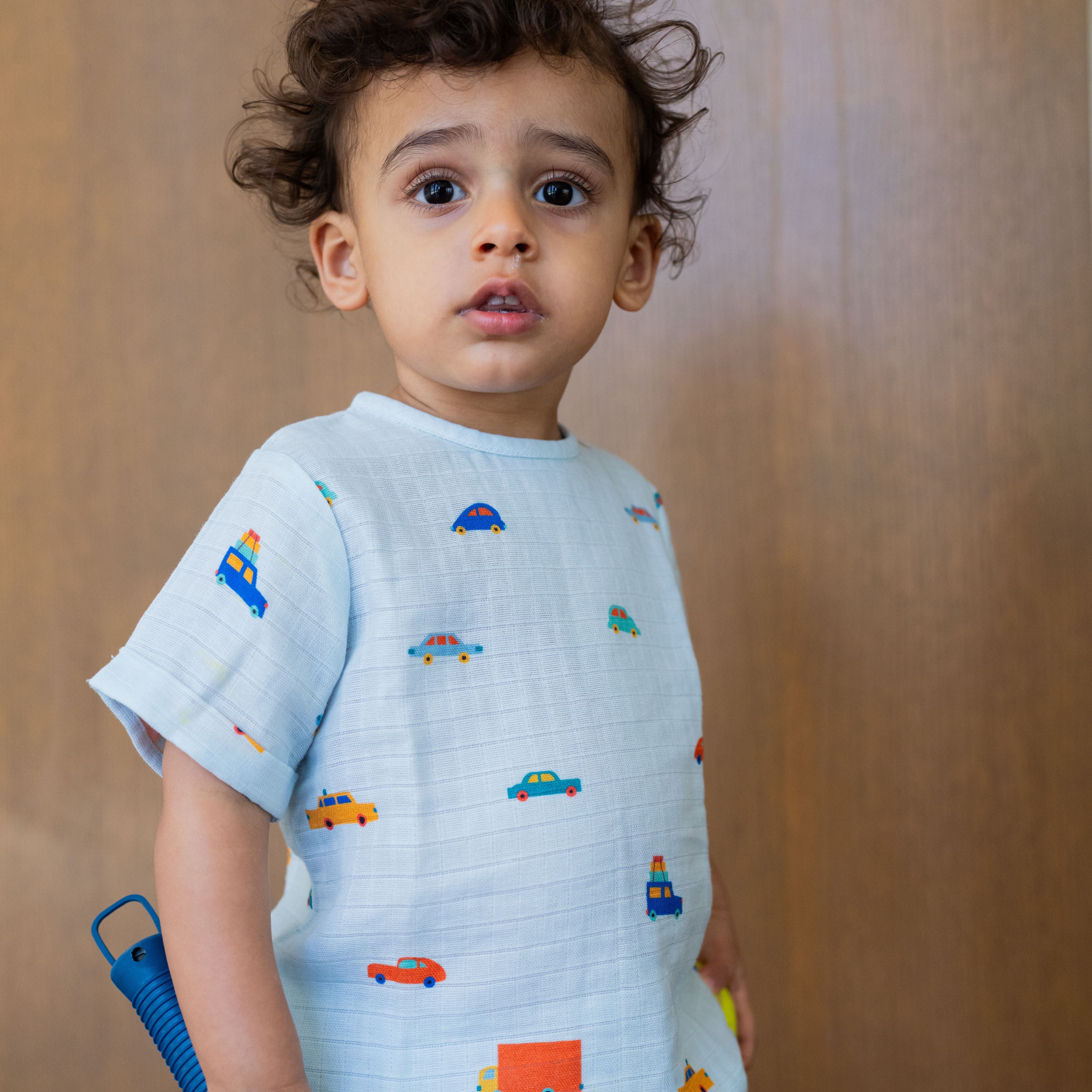 Organic Muslin Tee & Shorts Set