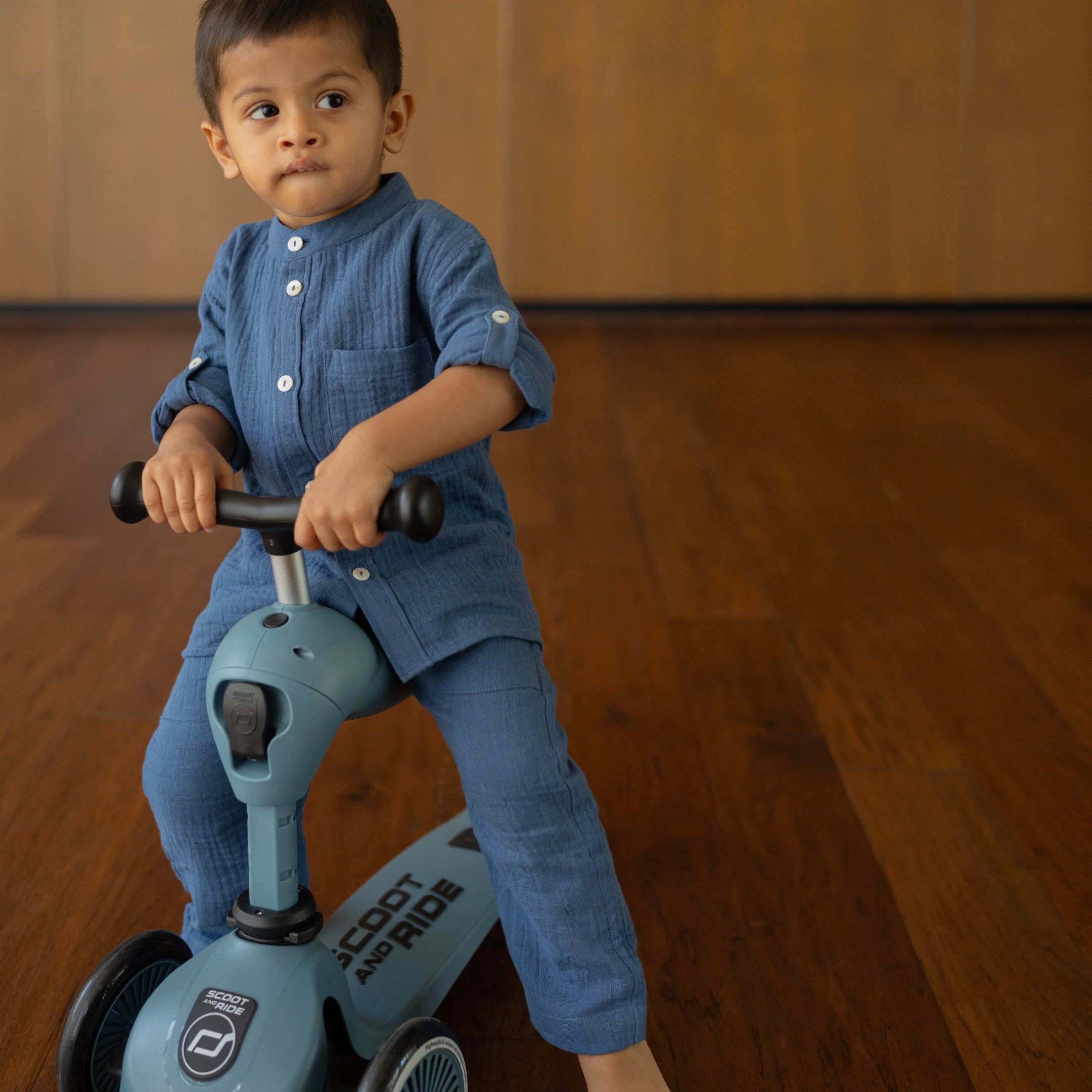 Organic Muslin Shirt & Shorts Set