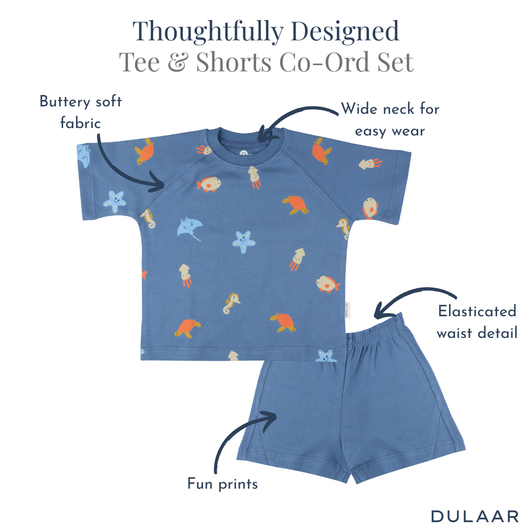 Organic Tee & Shorts Co-ord Set