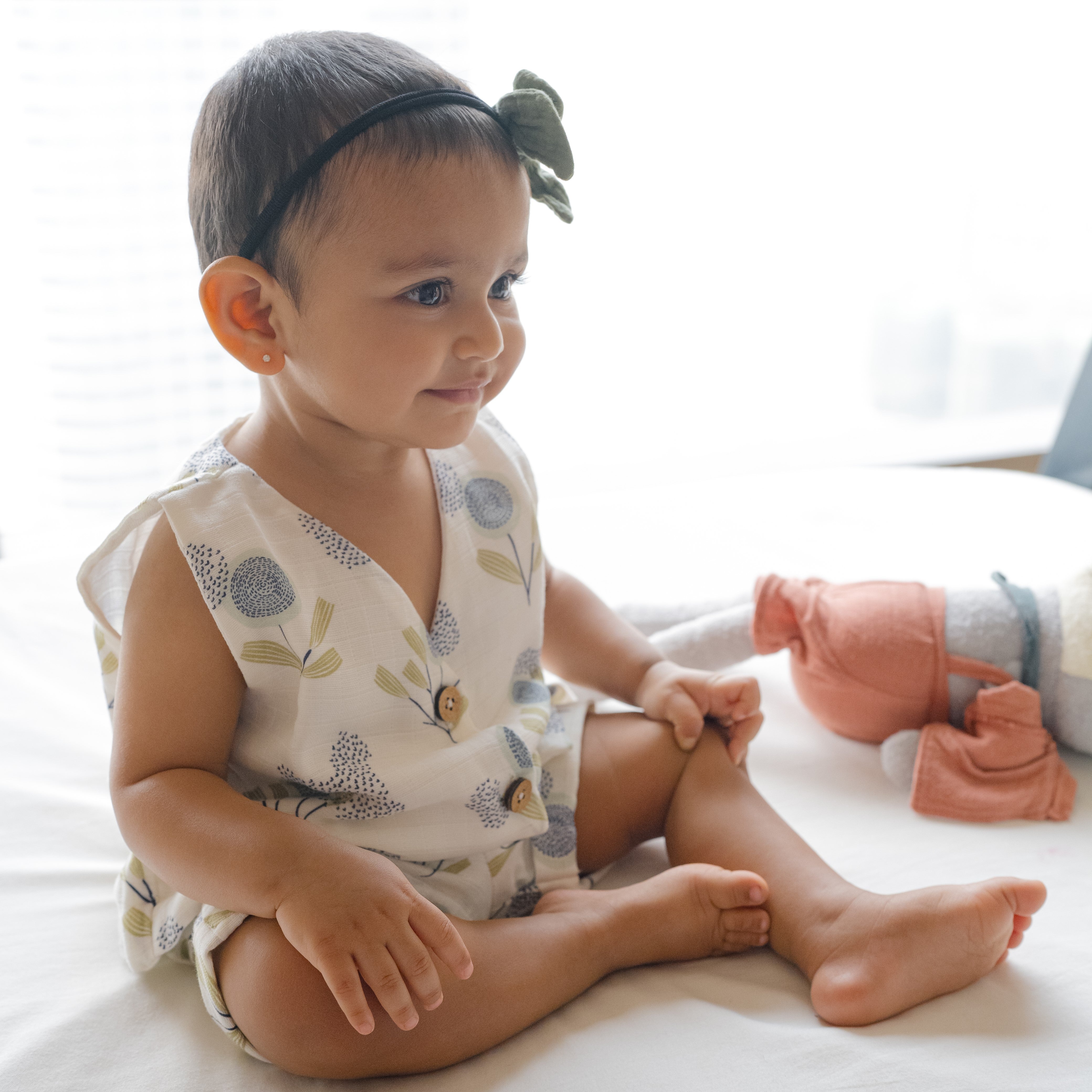 Organic Muslin Vest & Shorts Set (Set of 2)