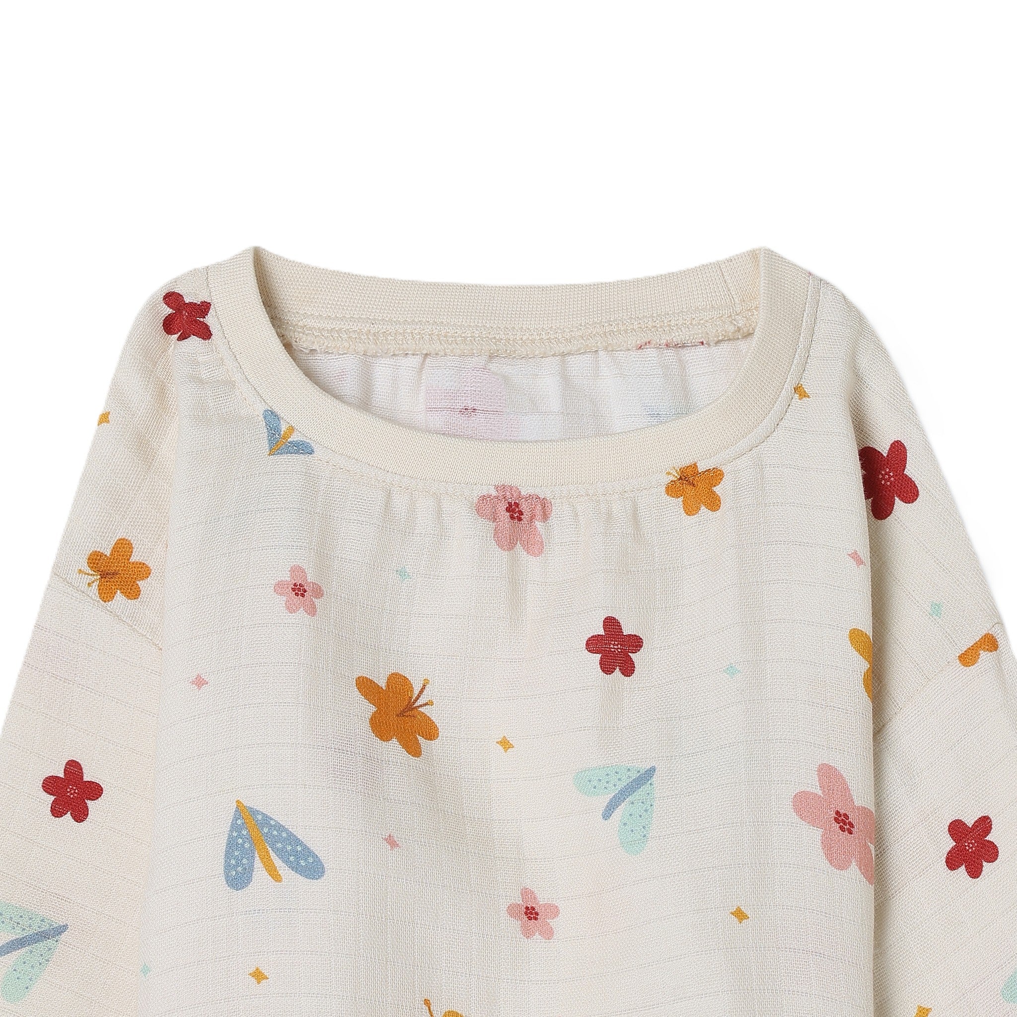 Organic Muslin Sweatshirt & Shorts Set