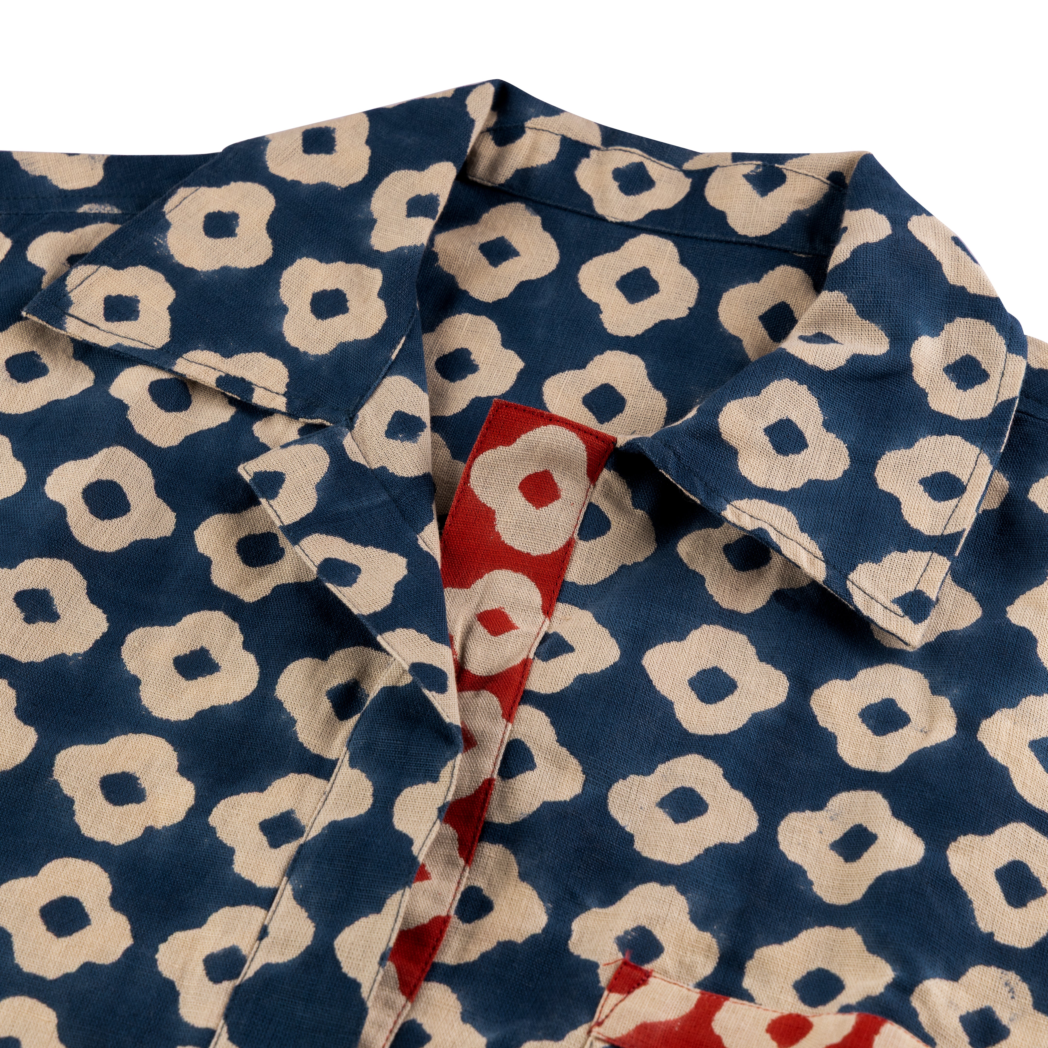 Cotton Linen Top | Hand-Block Printed (Adult)