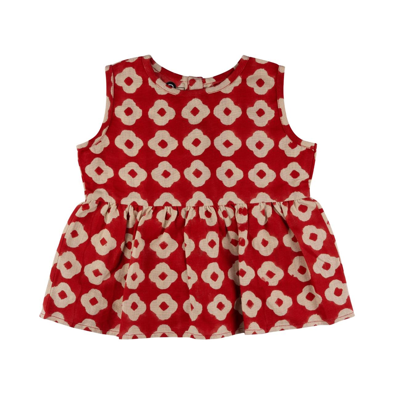 Cotton Linen Top & Pants Co-ord Set | Hand-Block Printed