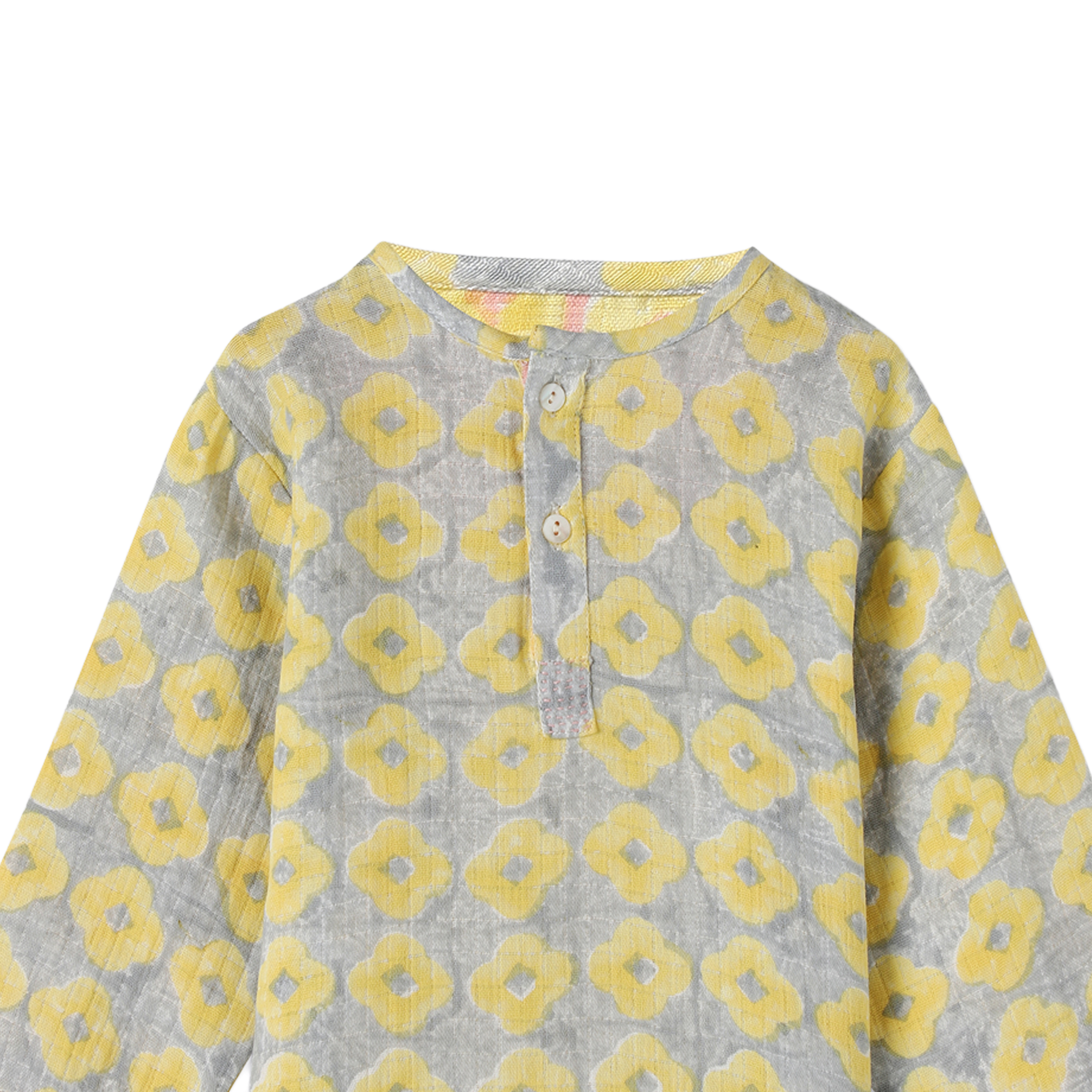 Organic Muslin Kurta Pyjama Set | Hand-Block Printed