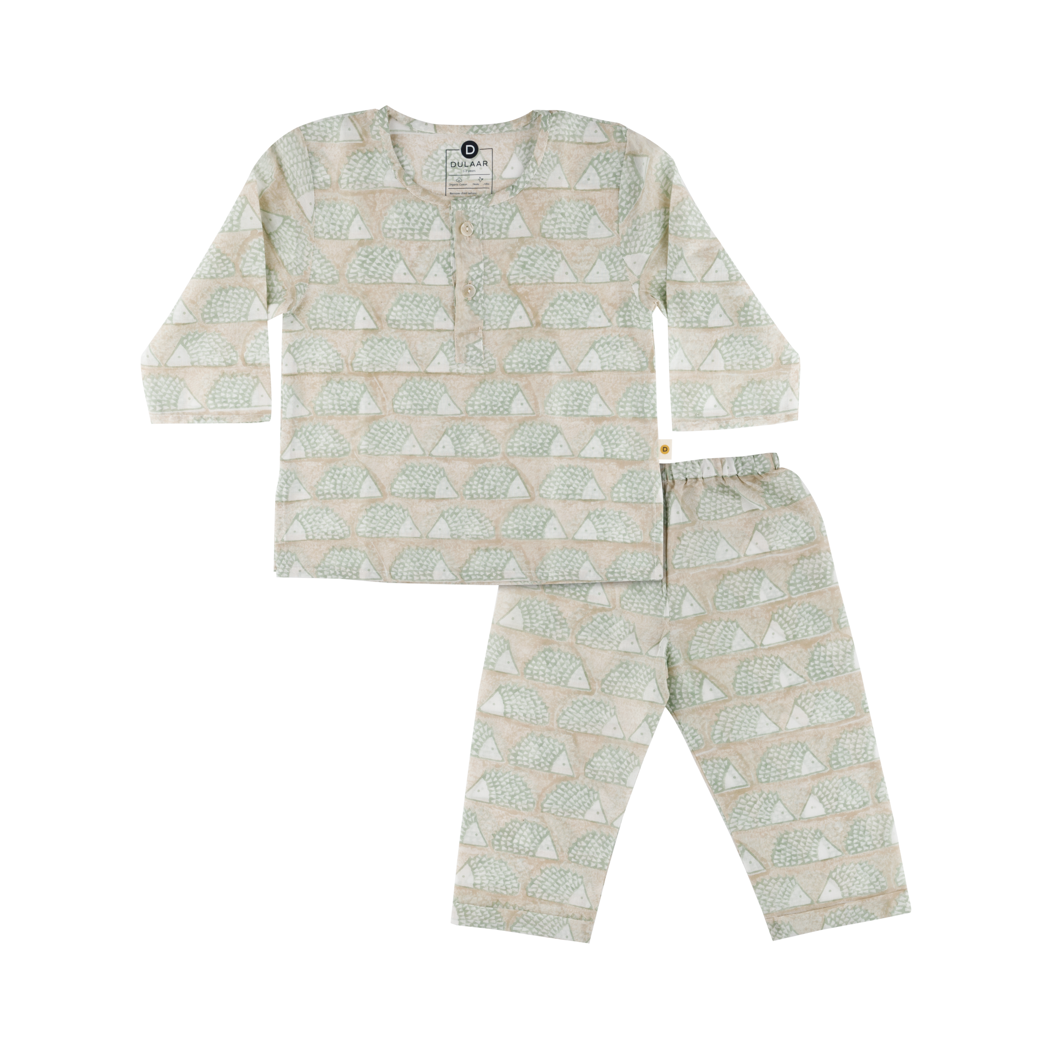 Mulmul Nightwear Set | Hand-Block Printed