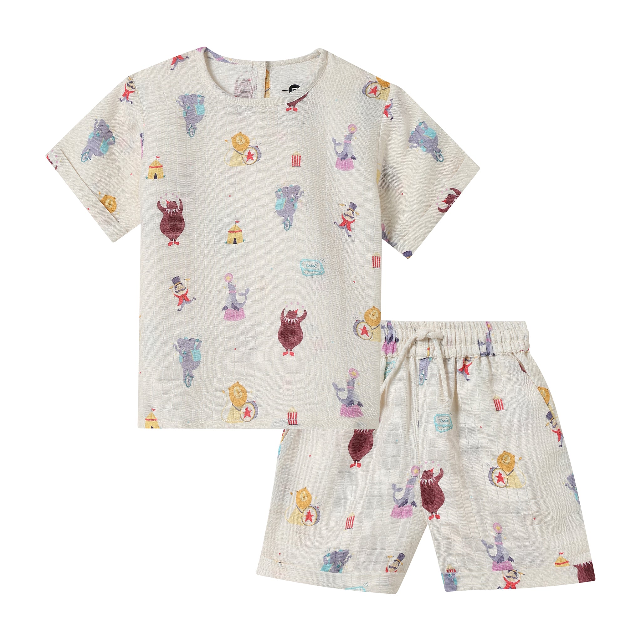 Organic Muslin Tee & Shorts Set