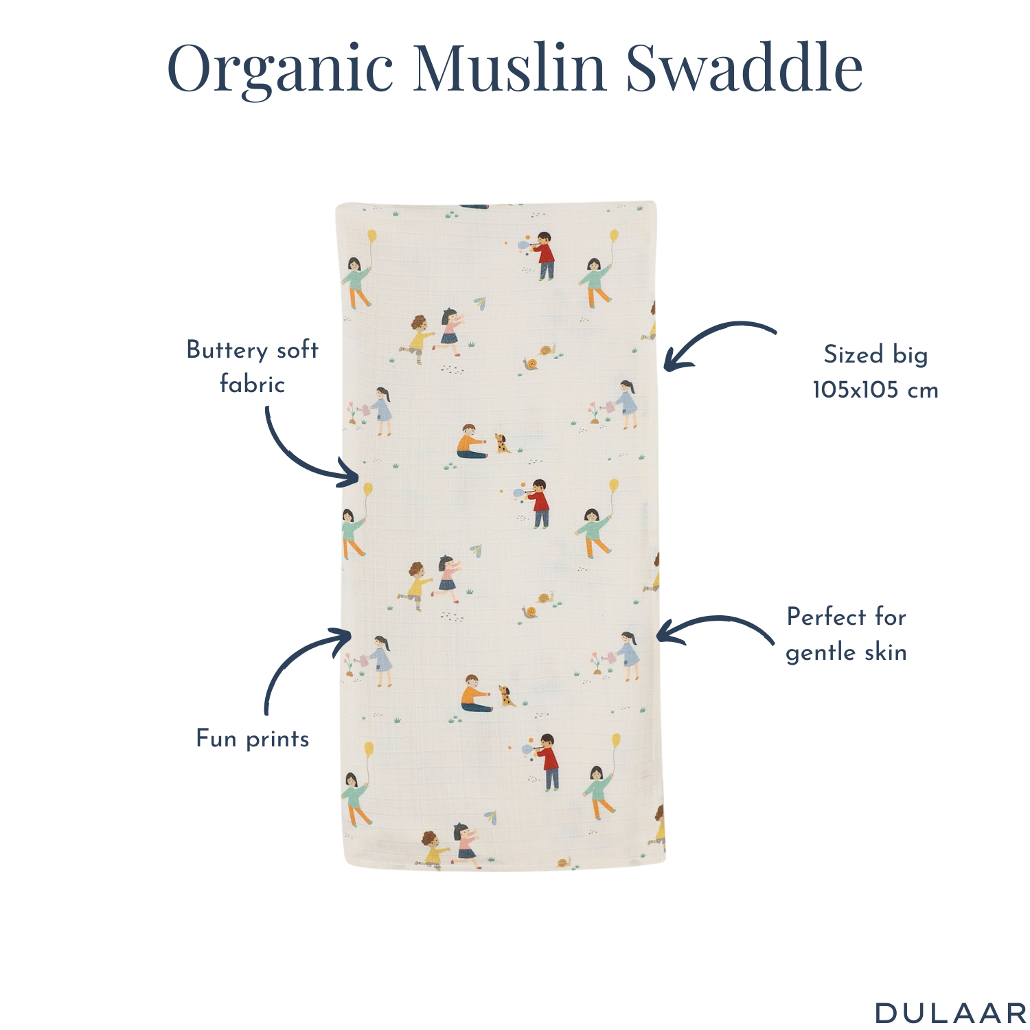 Organic Muslin Swaddle