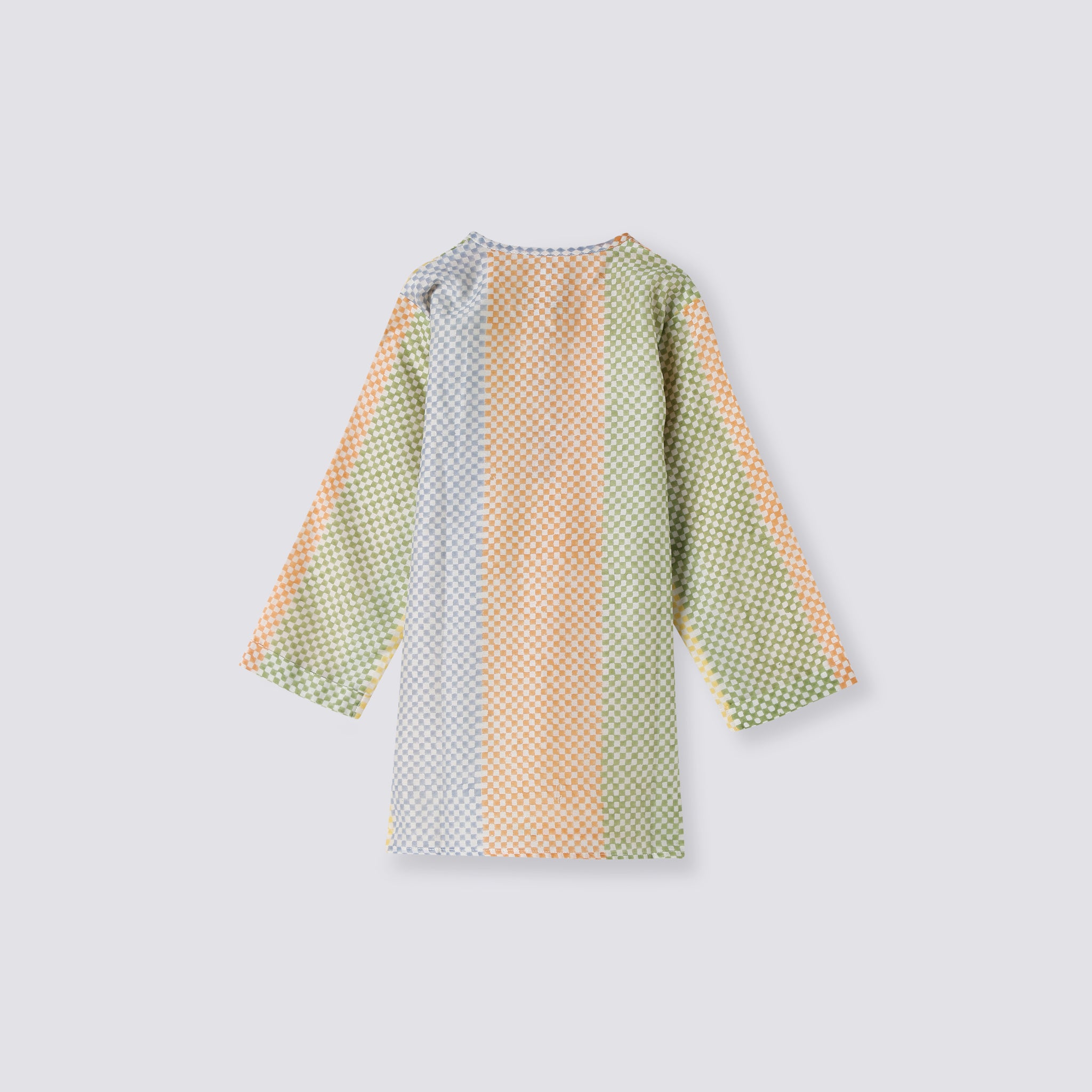 Chanderi Kurta Pyjama Set | Hand-Block Printed