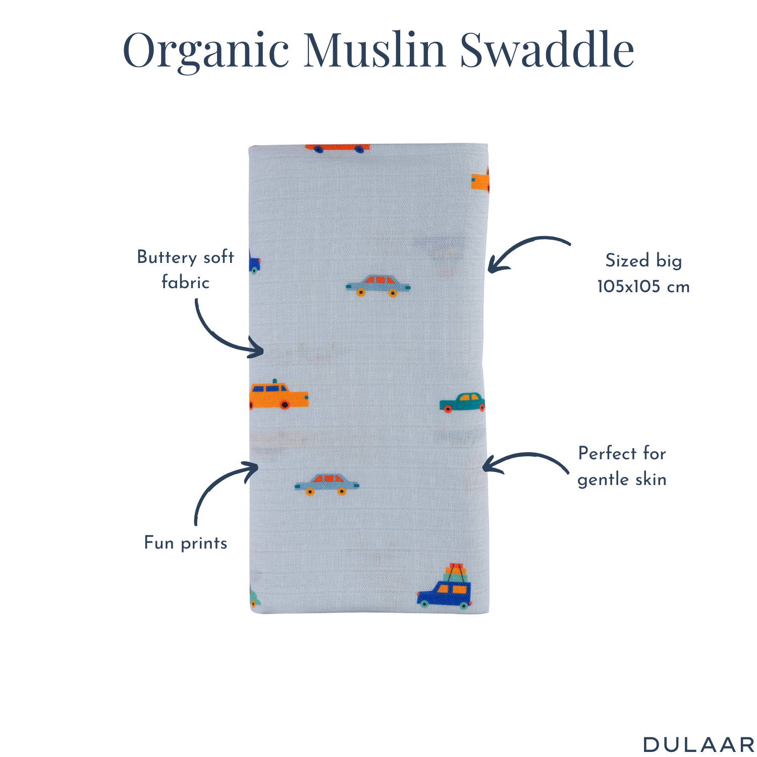 Organic Muslin Swaddle