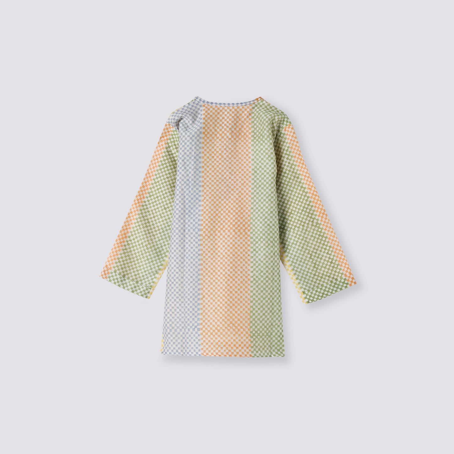 Chanderi Kurta Pyjama Set | Hand-Block Printed