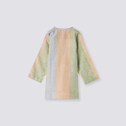 Chanderi Kurta Pyjama Set | Hand-Block Printed