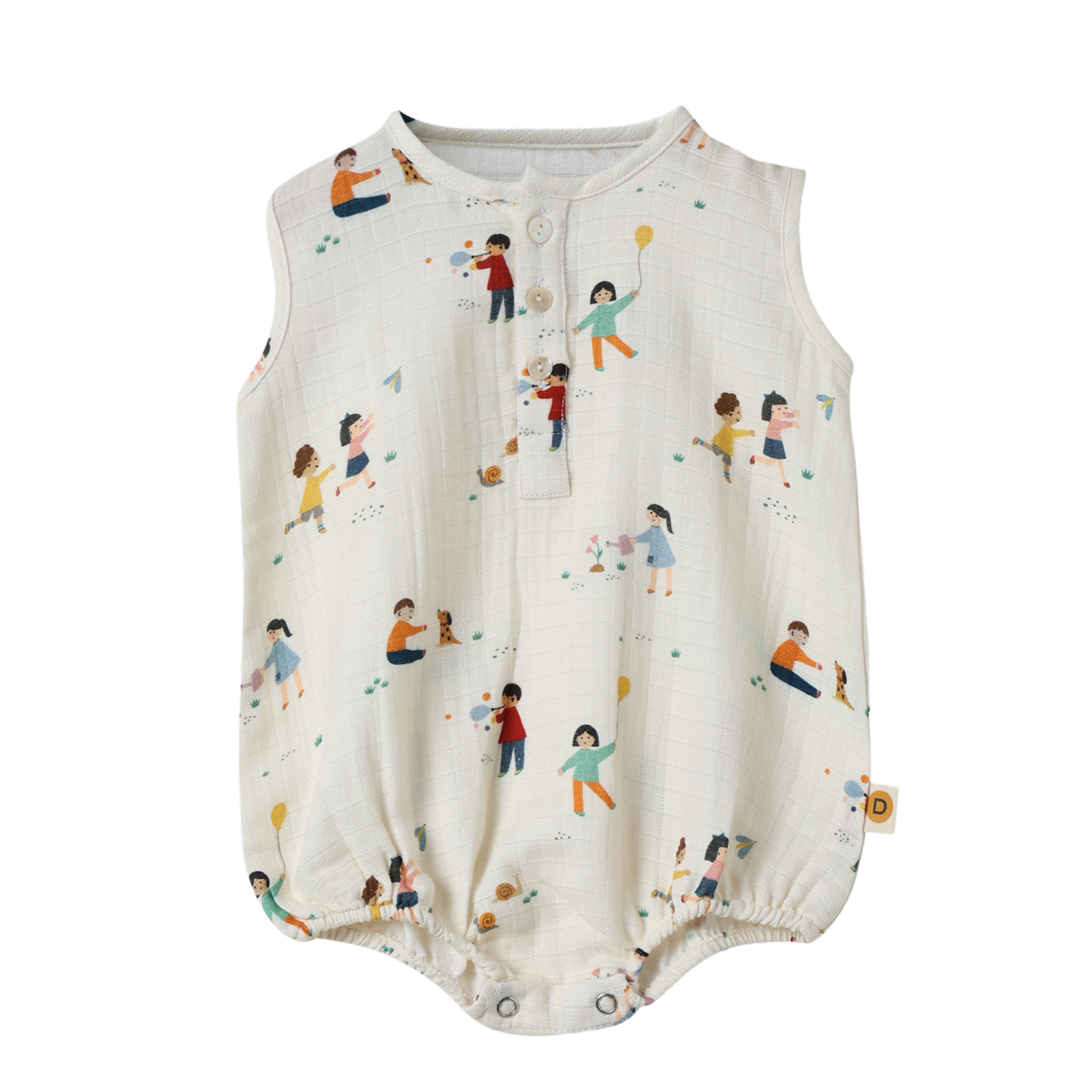 Organic Muslin Romper