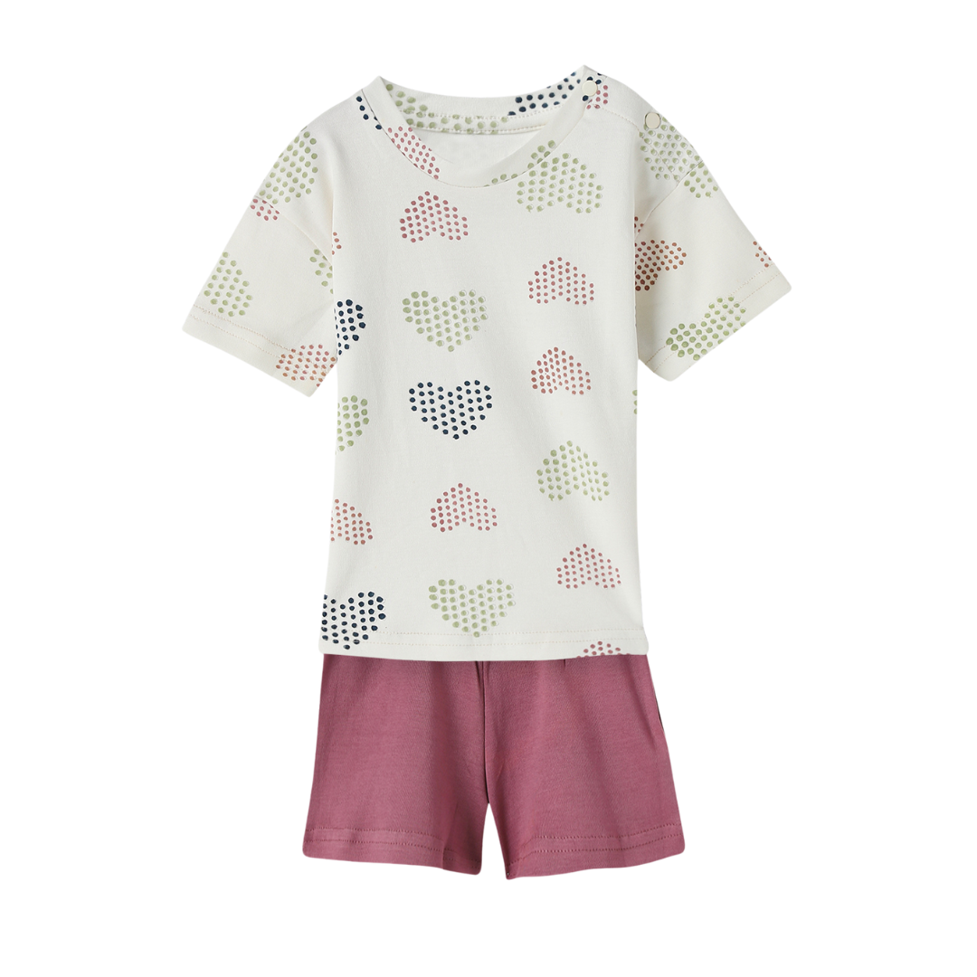 Organic Tee & Shorts Co-ord Set
