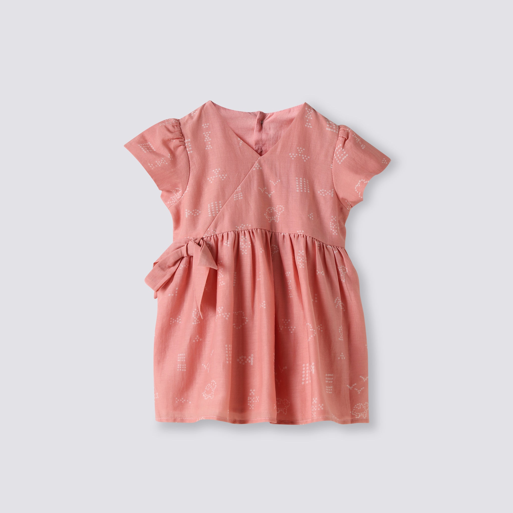 Cotton Silk Dress | Hand-Block Printed