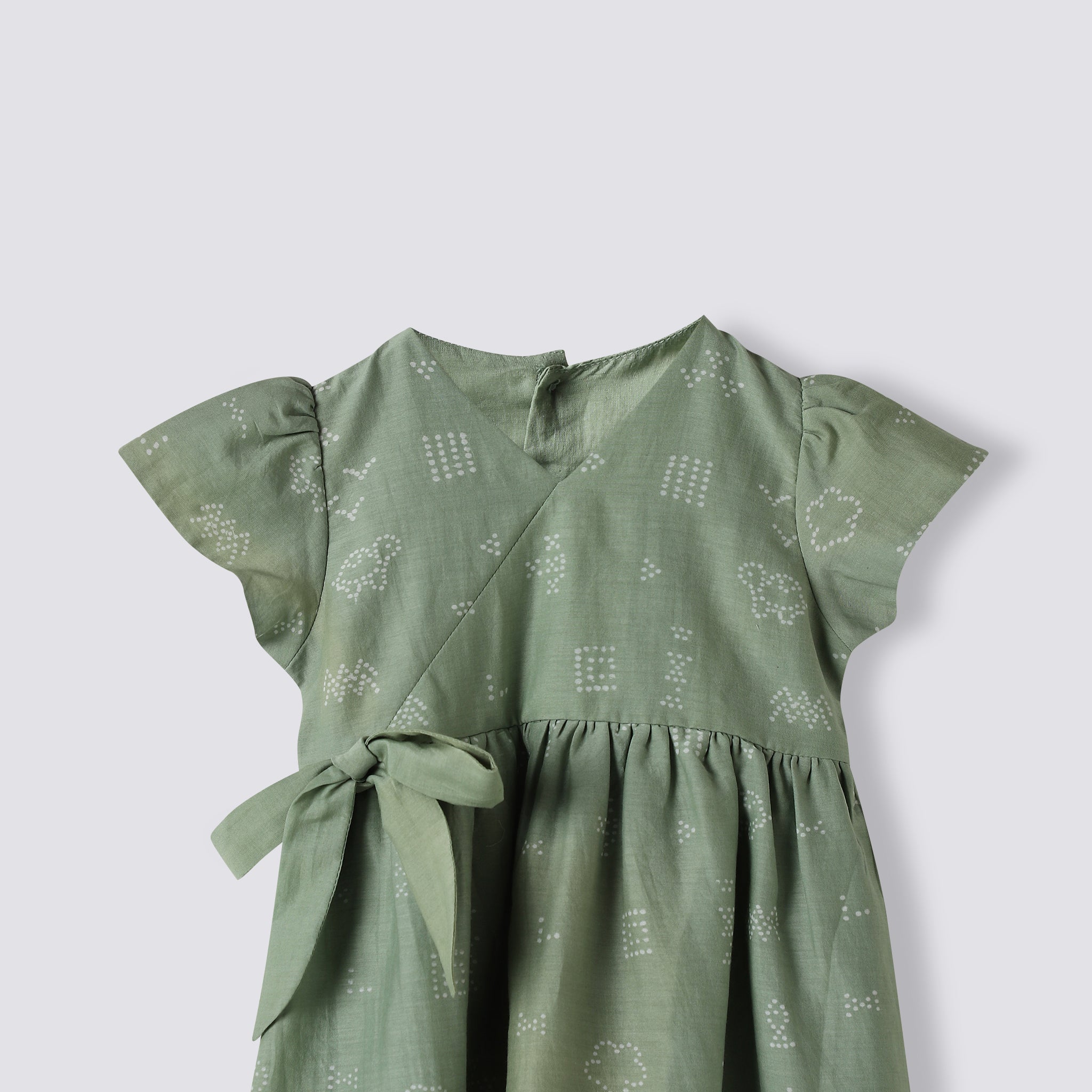 Cotton Silk Dress | Hand-Block Printed