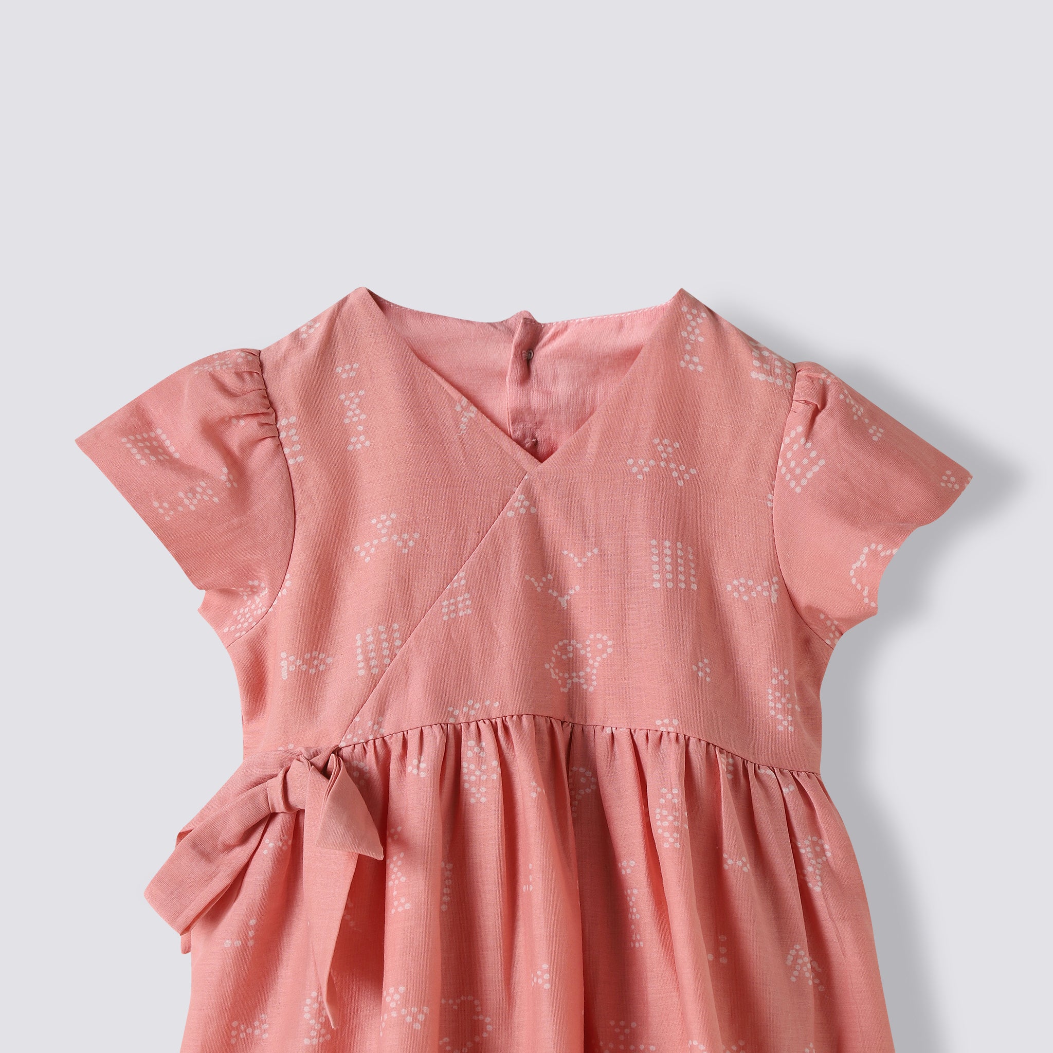Cotton Silk Dress | Hand-Block Printed