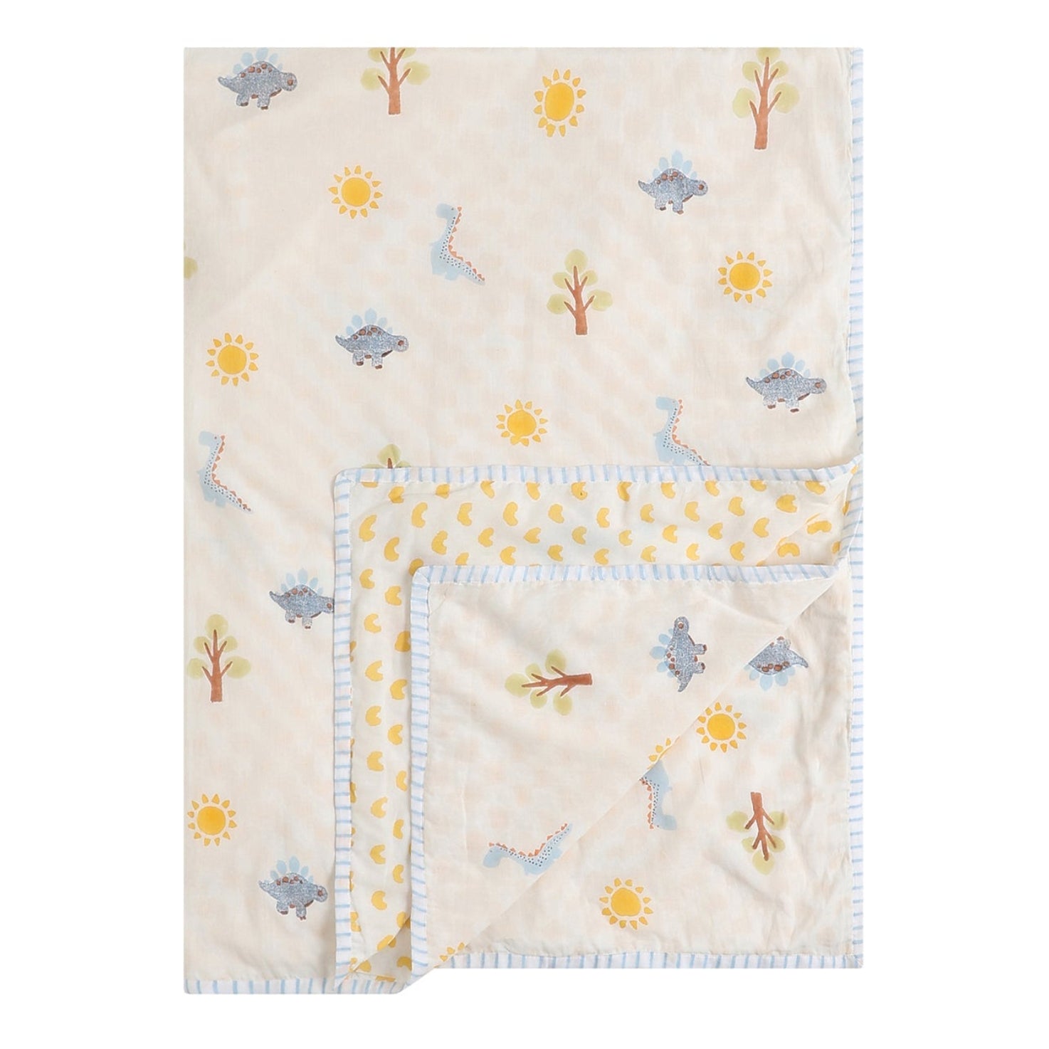 Mulmul Muslin Dohar | Hand-Block Printed