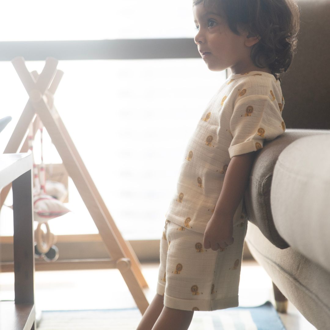 Organic Muslin Tee & Shorts Set