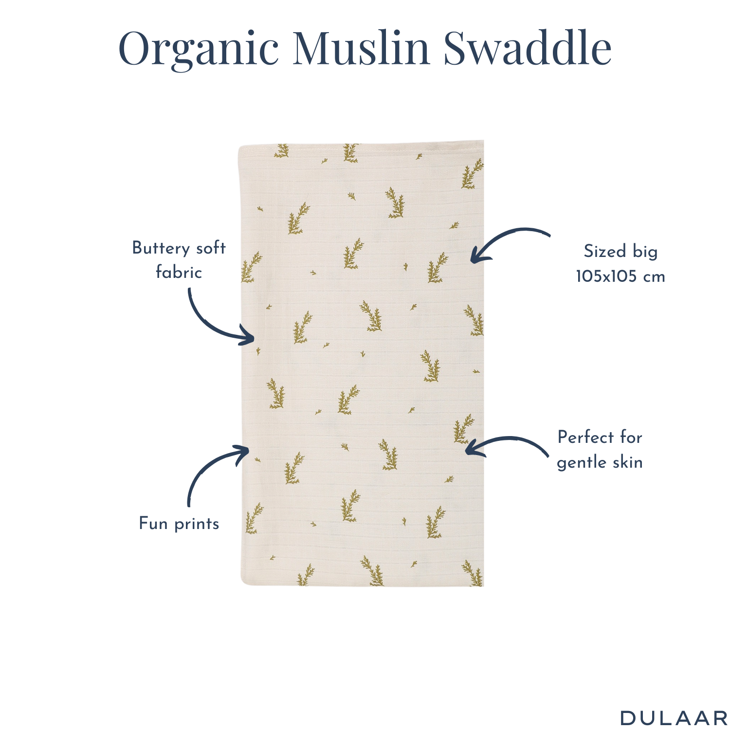 Organic Muslin Swaddle