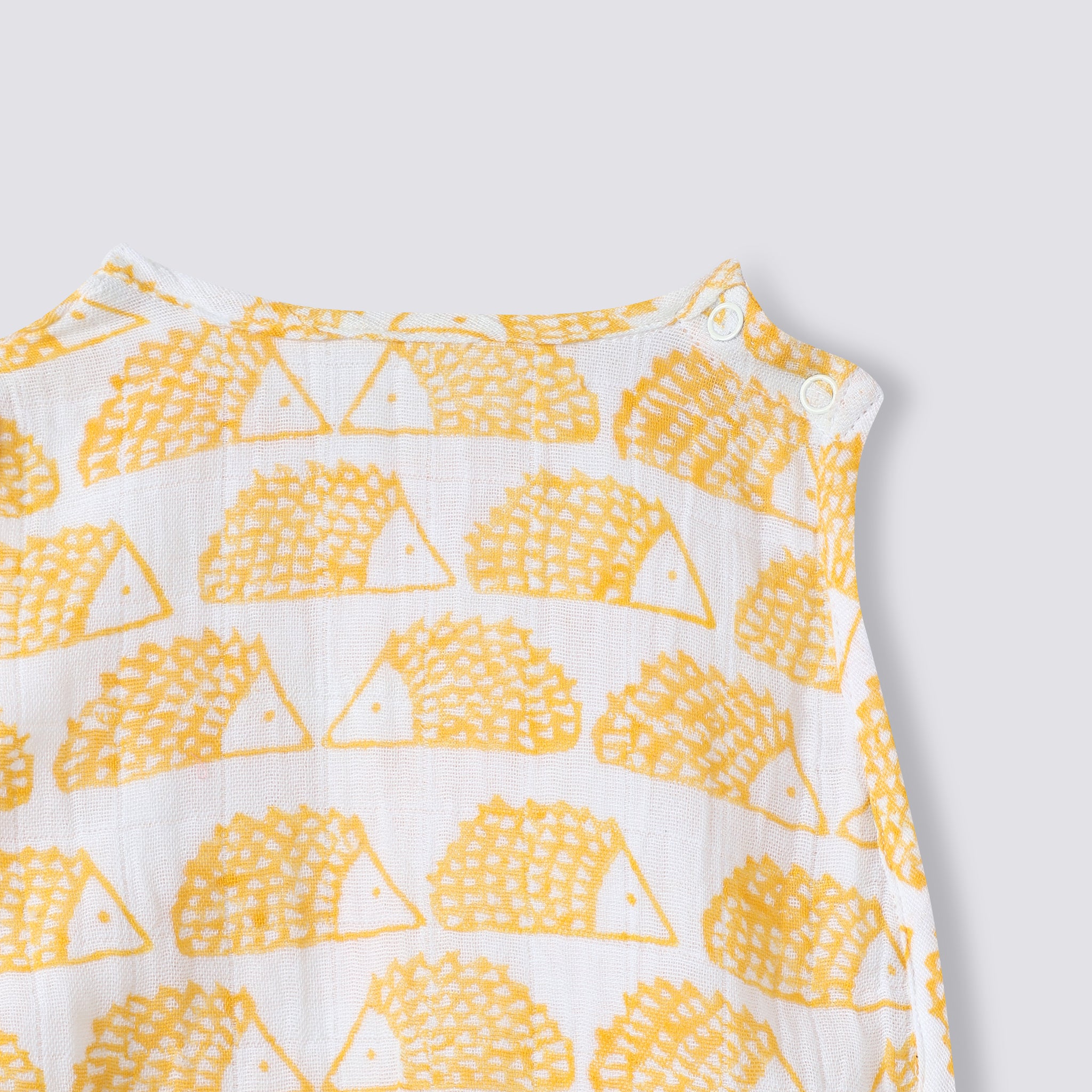 Organic Muslin Jhabla | Hand-Block Printed