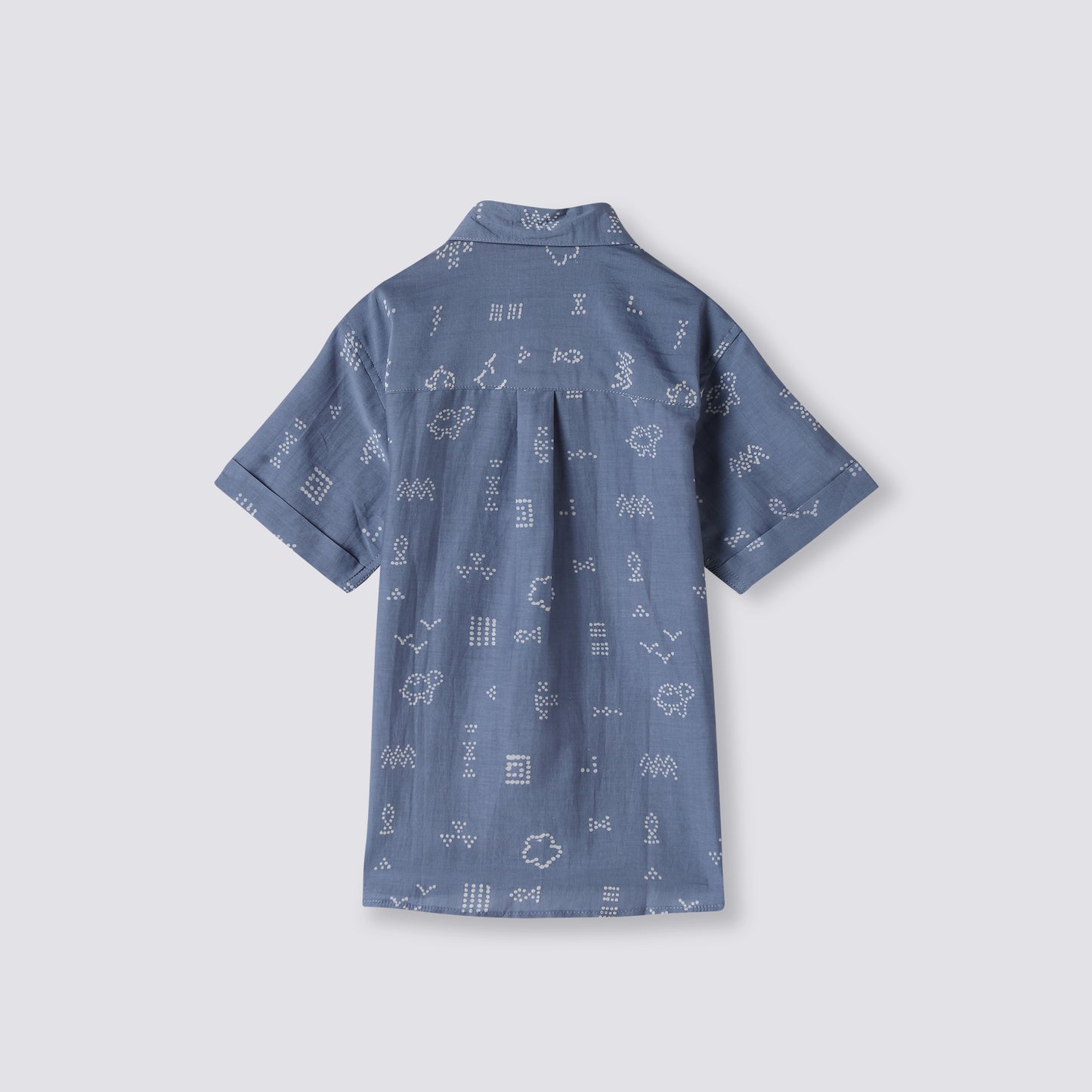 Cotton Silk Shirt | Hand-Block Printed