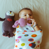 Puddles the Penguin | Organic Cotton Fabric Toy