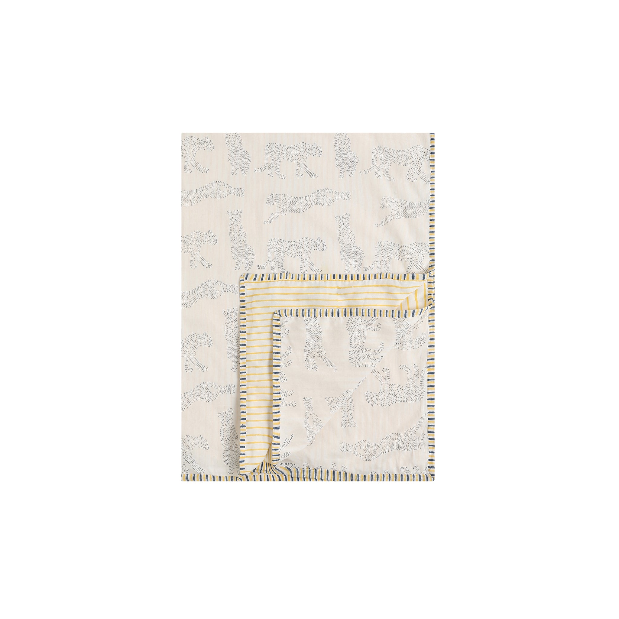 Mulmul Muslin Dohar | Hand-Block Printed